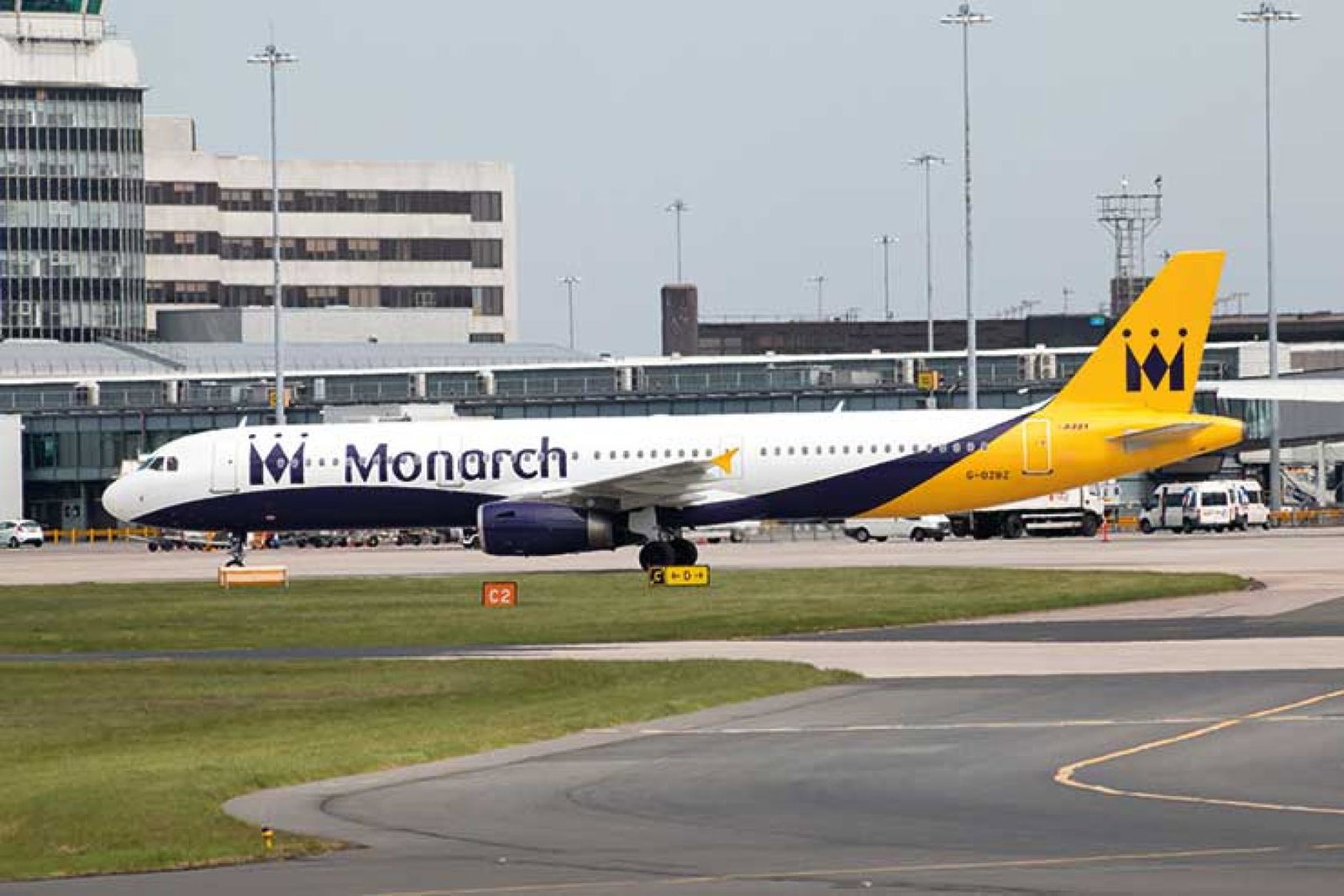 Monarch jet at terminal