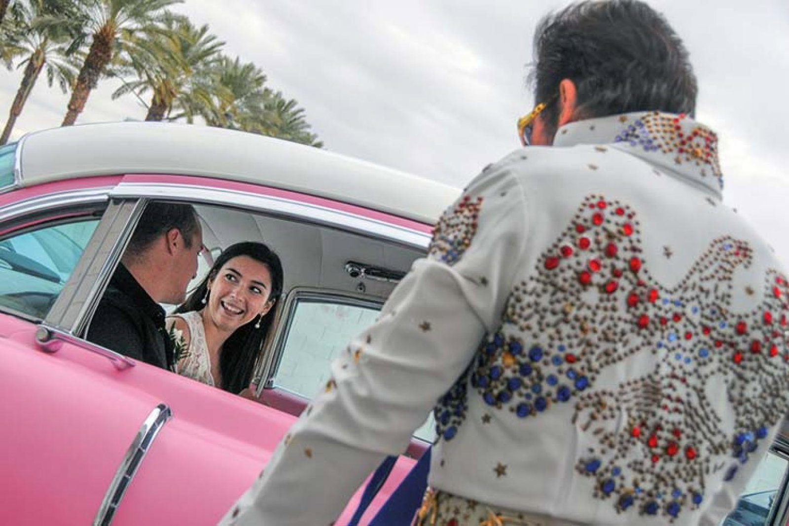 Attraction World Vegas wedding, Elvis