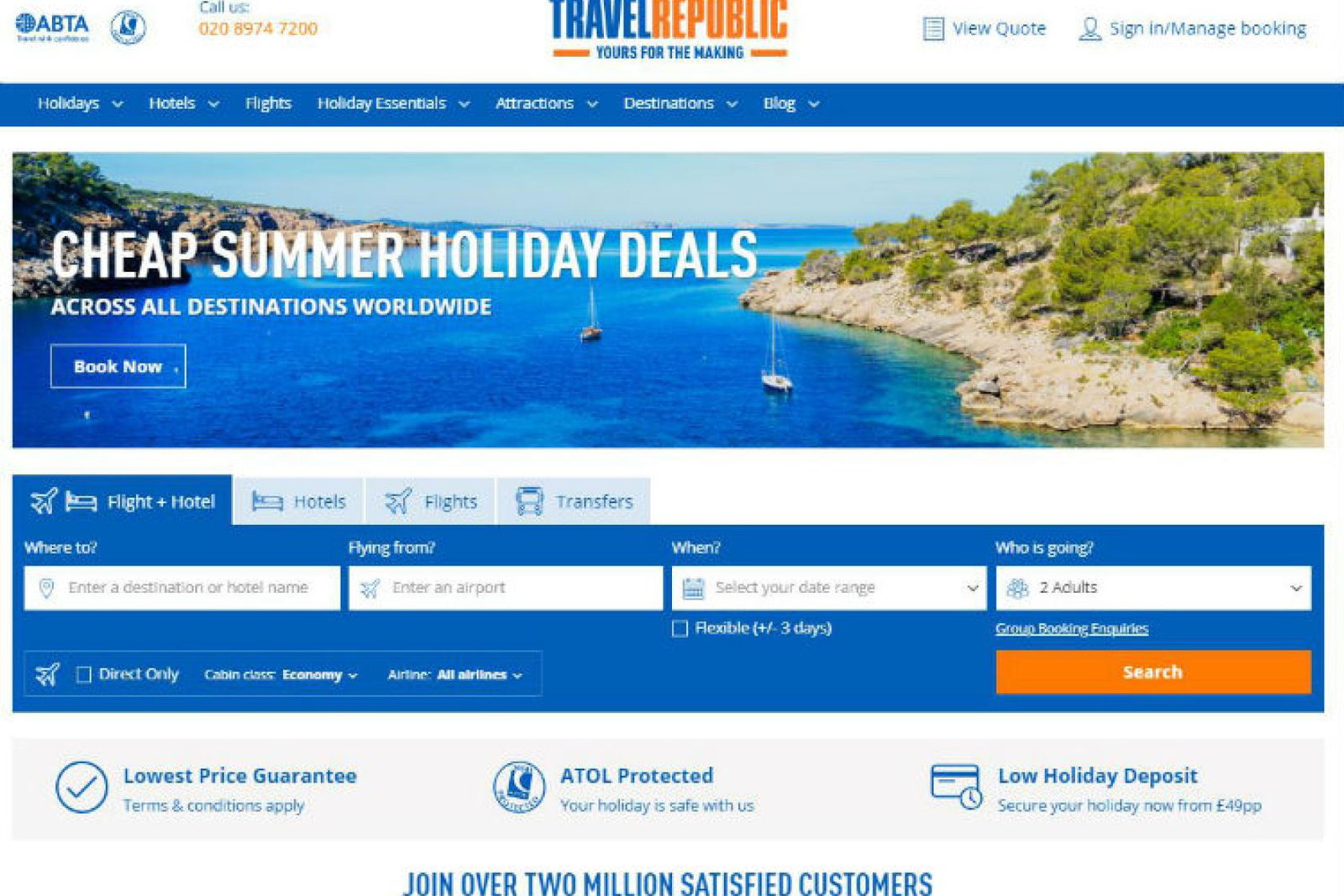 Travel Republic will offer Covid protection
