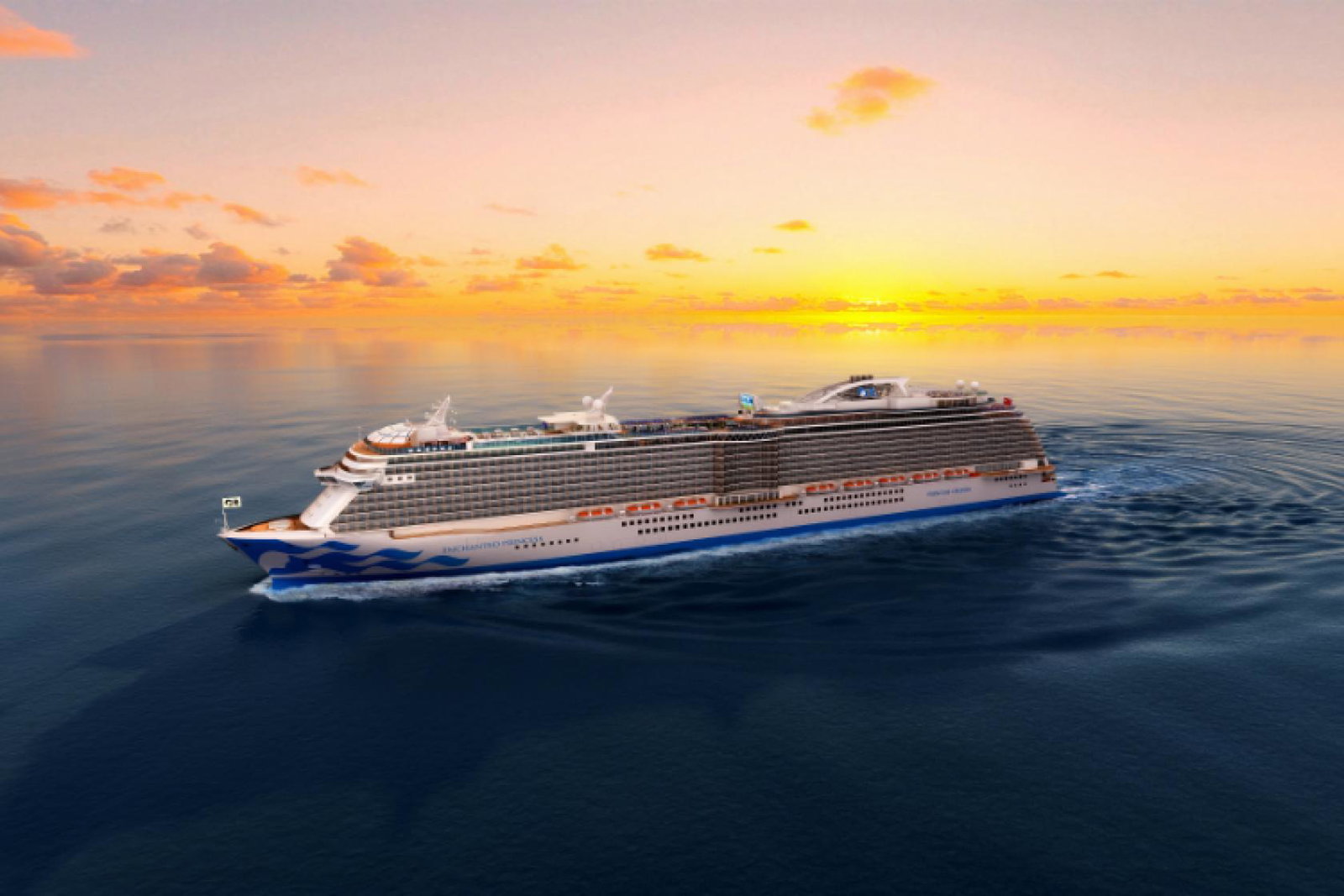 Enchanted Princess had been due to be named in Southampton on 30 June