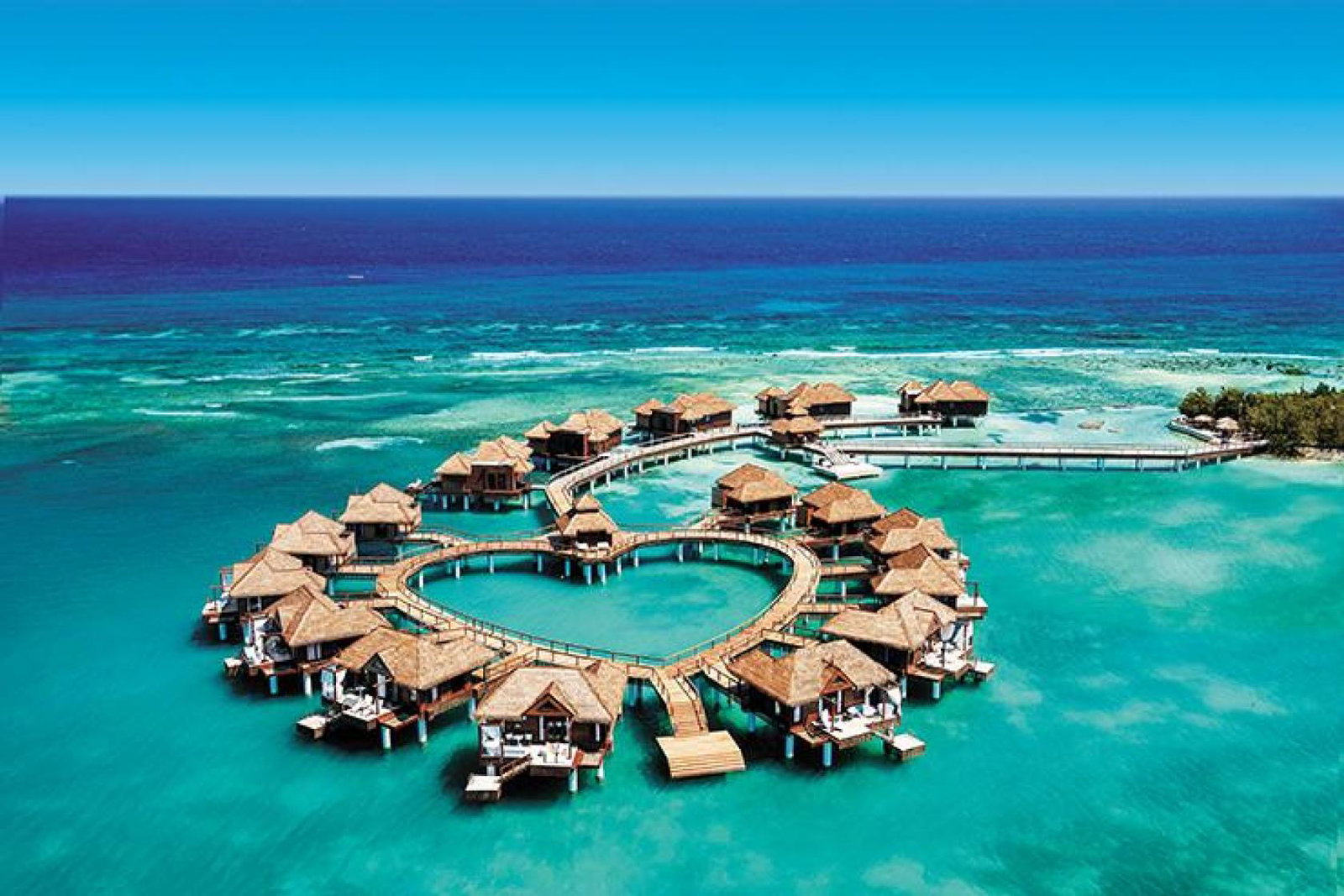 2. The resorts have unique rooms and suites