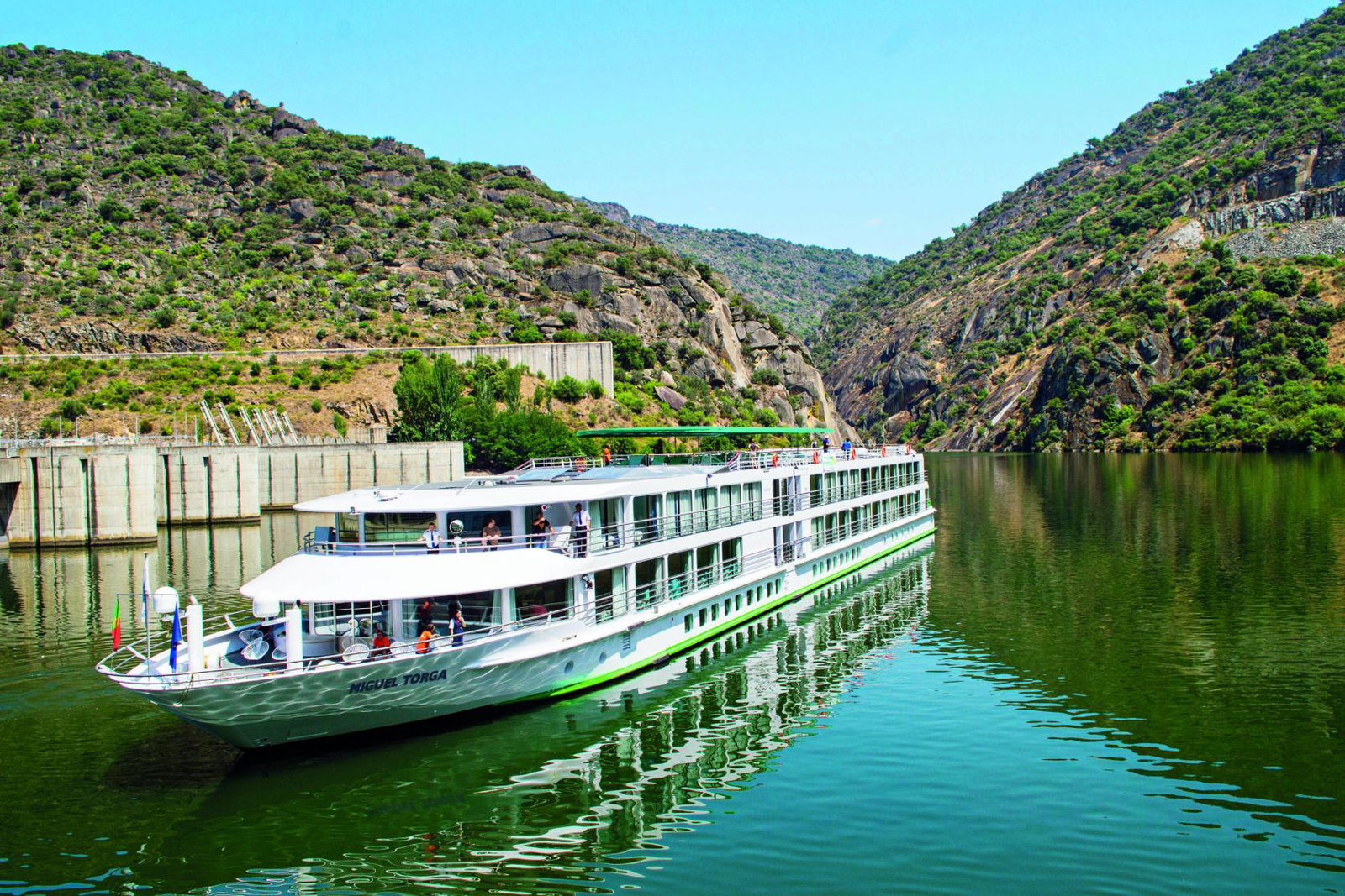 A CroisiEurope cruise ship