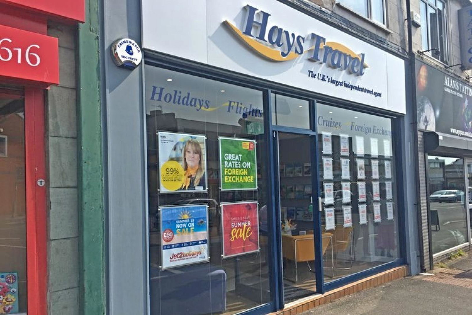Hays Travel has now reopened most of its 600 shops
