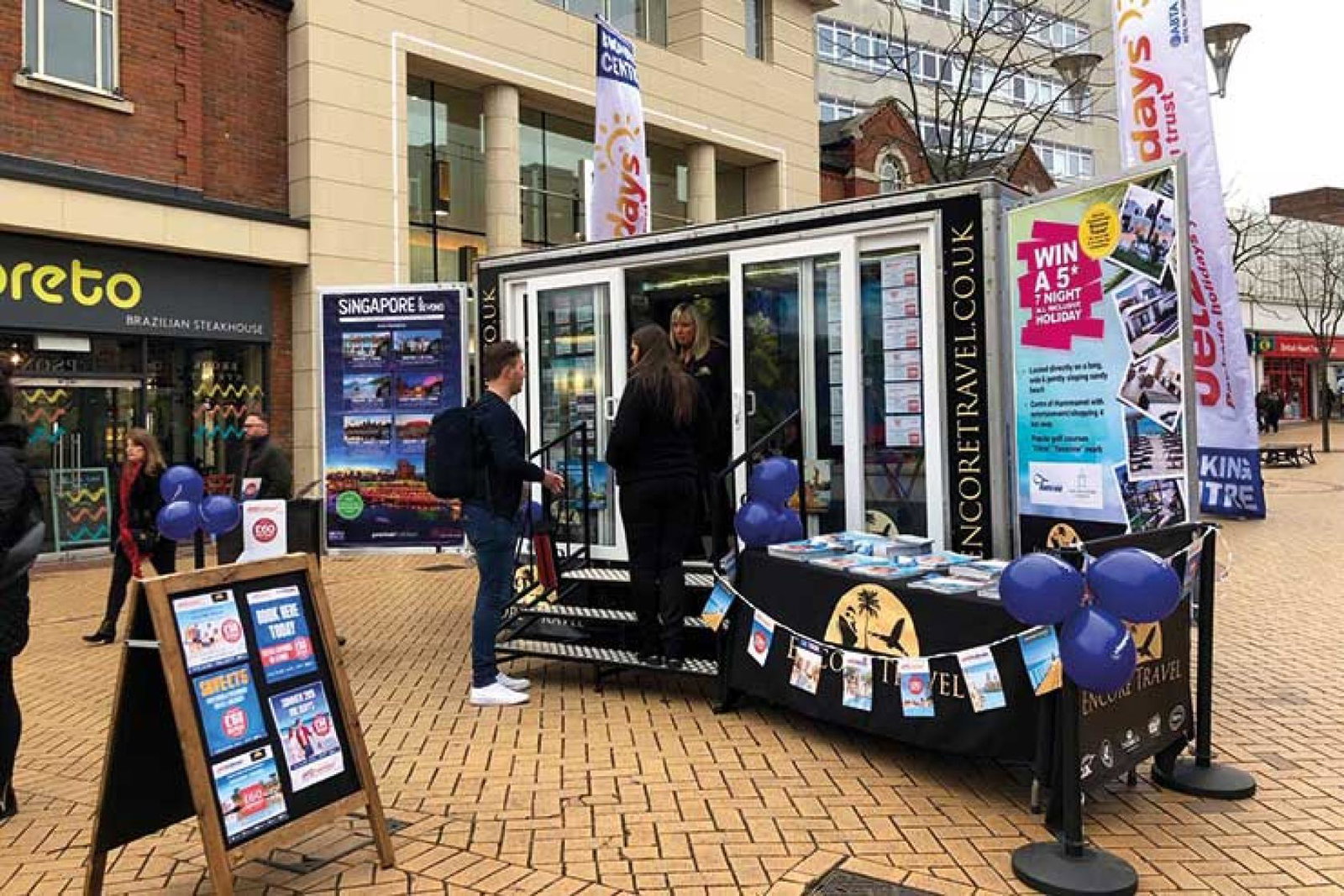 Encore, Jet2holidays pop-up trailer