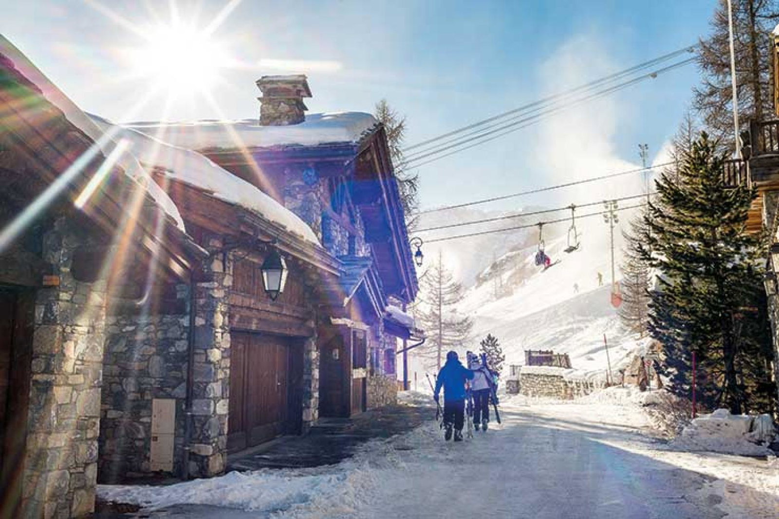 Montana ski lodge, USA