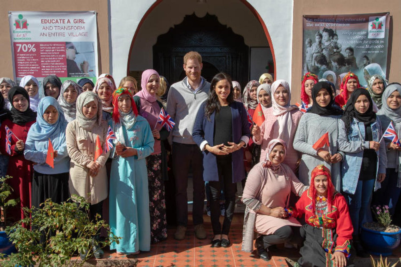 Prince Harry Meghan Markle in Morocco