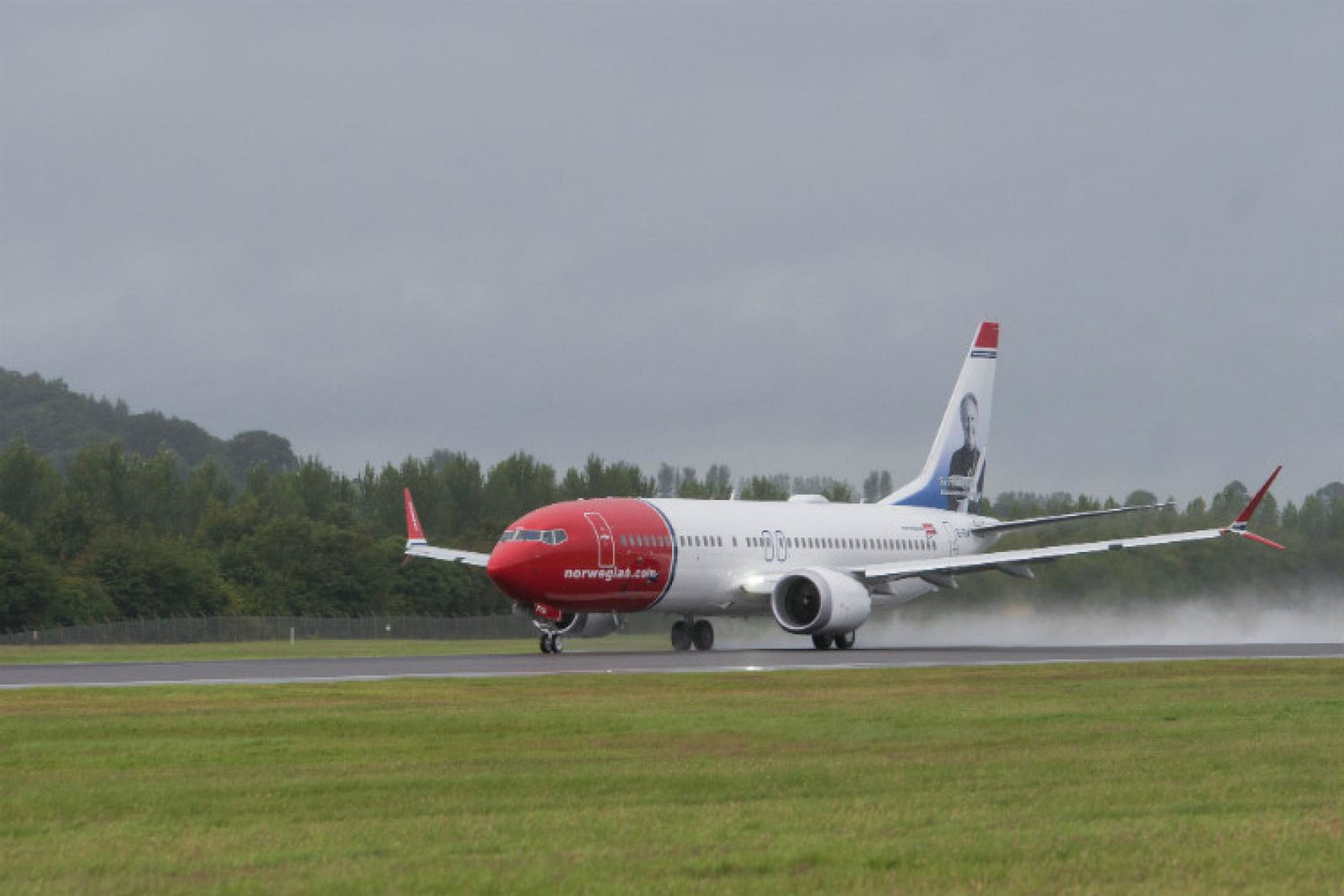 A Norwegian Boeing 737 Max
