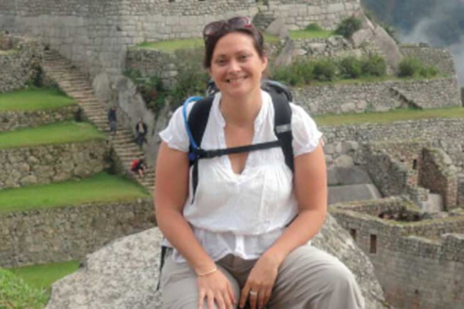 Vicky Smith at Macchu Pichu in Peru