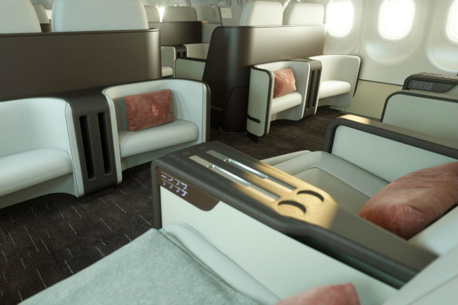 Four Seasons private jet cabin
