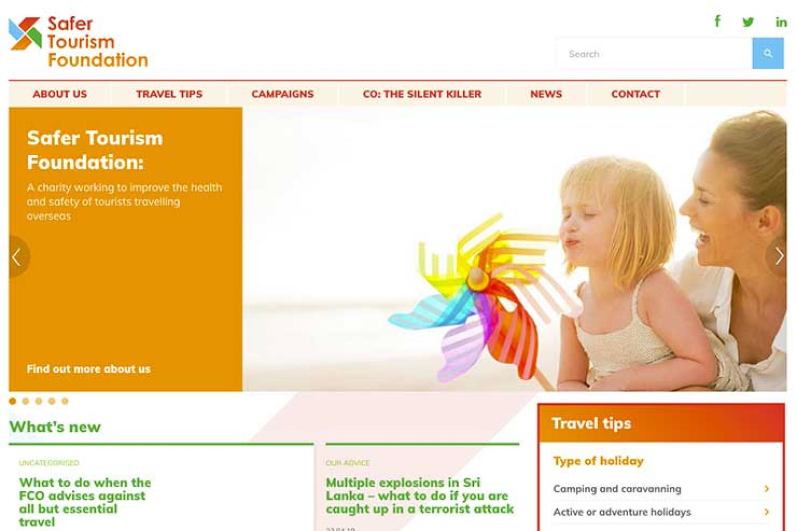 Safer Tourism Foundation screengrab