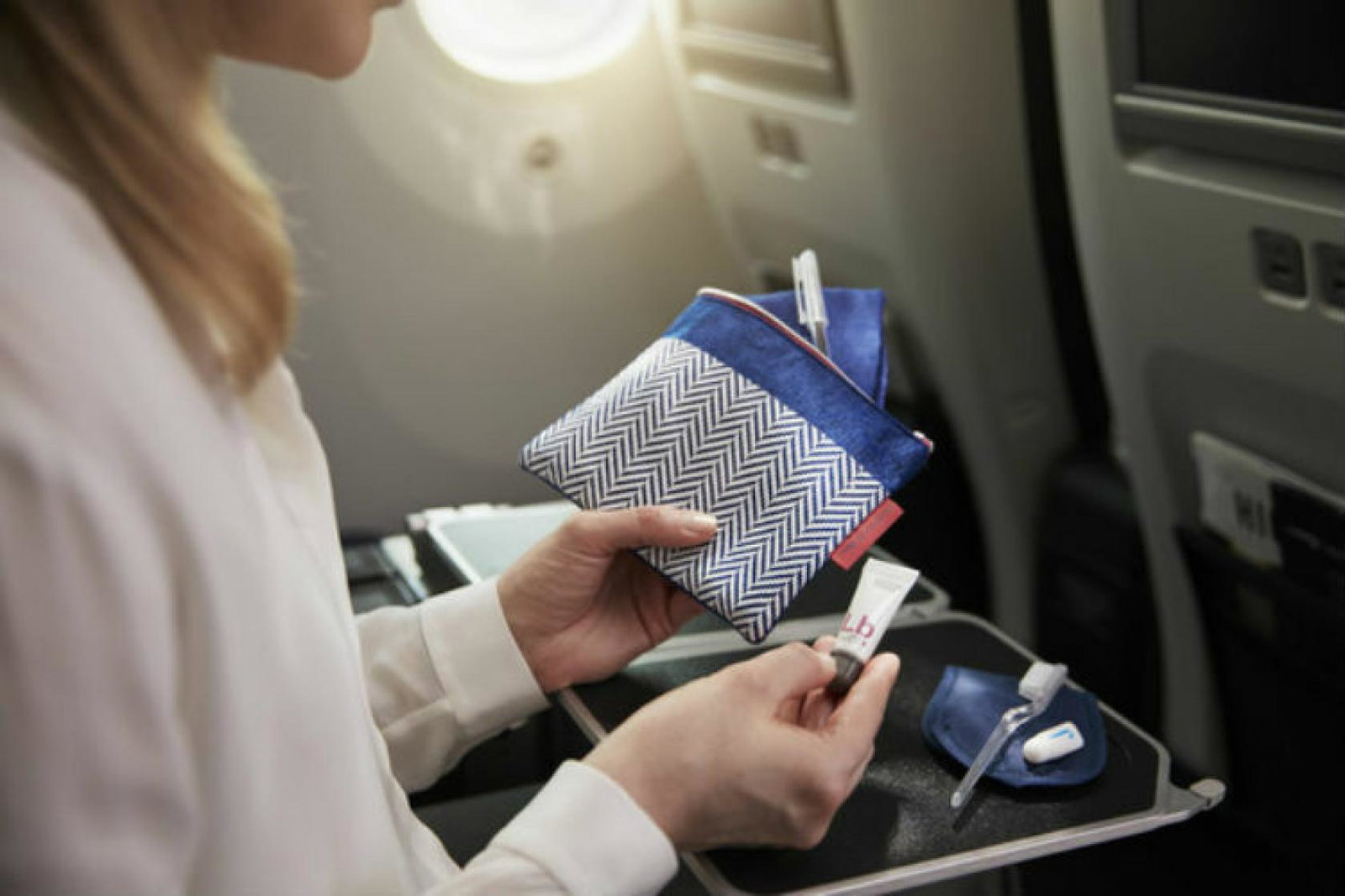 British Airways new World Traveller Plus amenity kits