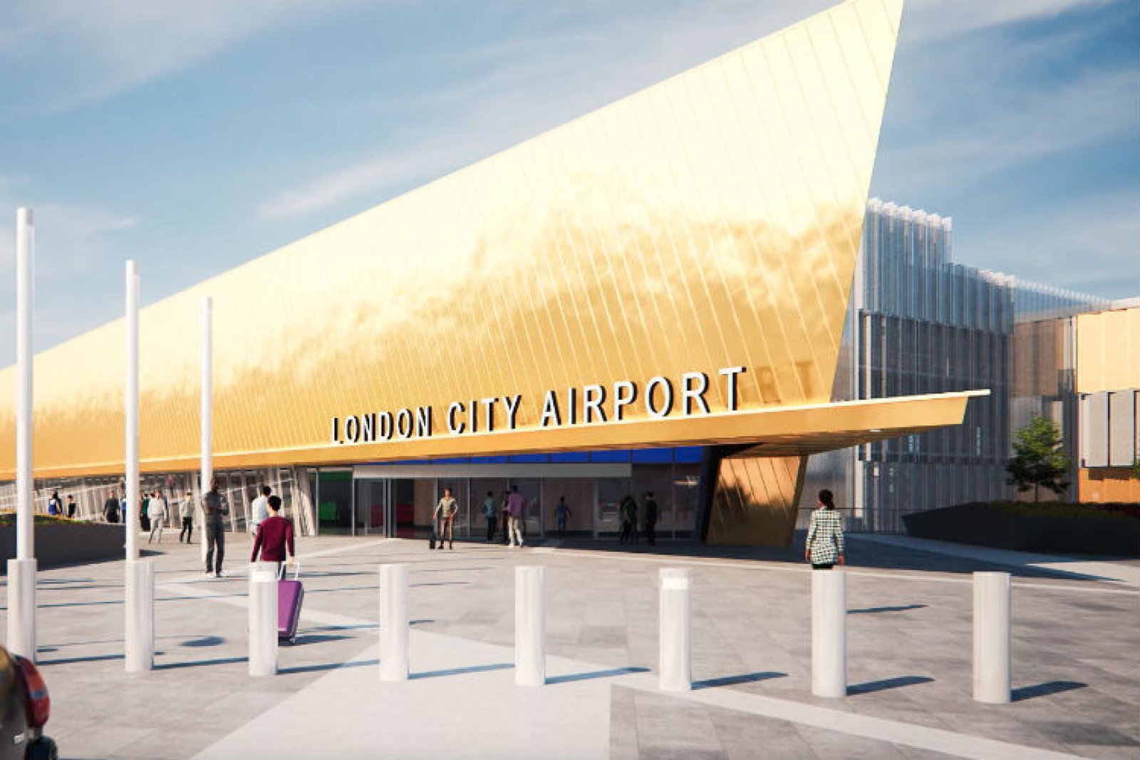 London City airport's proposed new terminal has been put on hold
