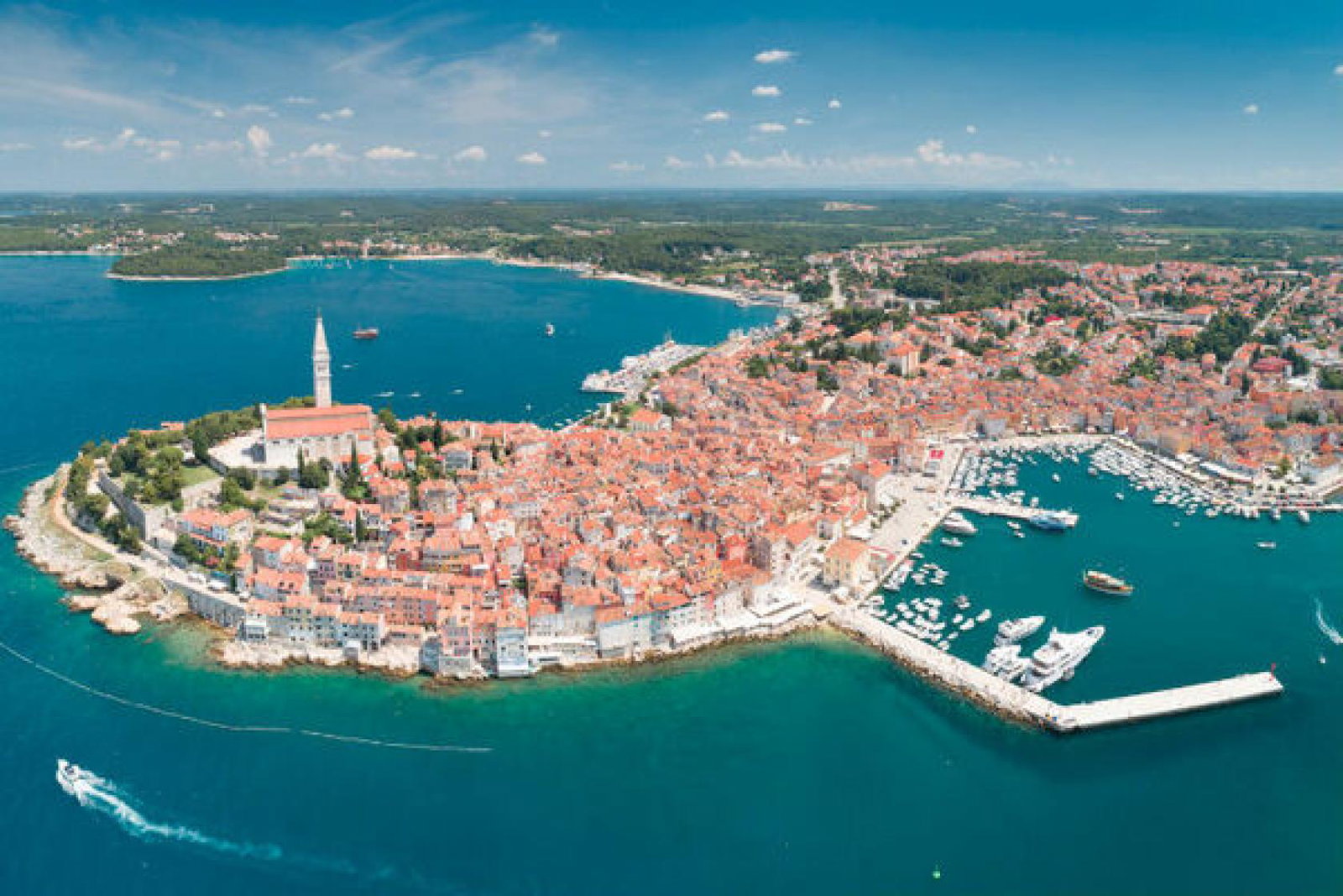 The majority of the new villas are on Croatia's Istria peninsula