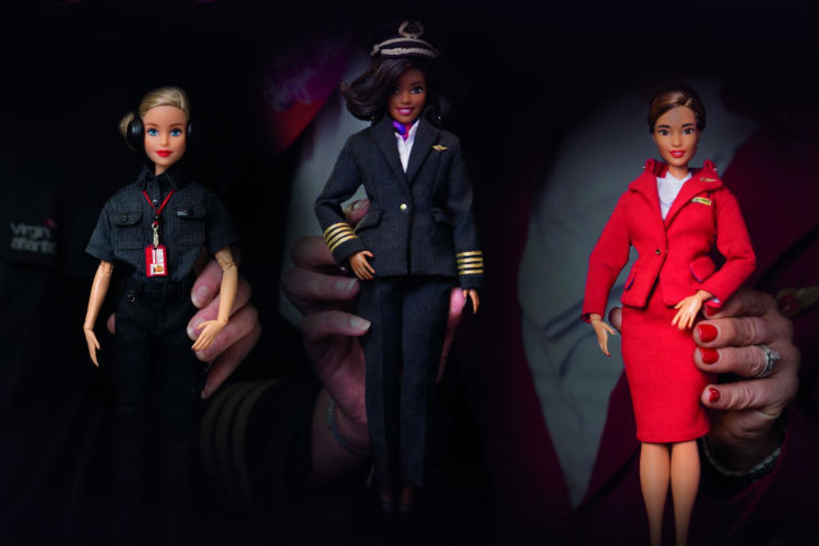 Virgin Atlantic has teamed up with Barbie to inspire young girls wanting to become pilots and engine