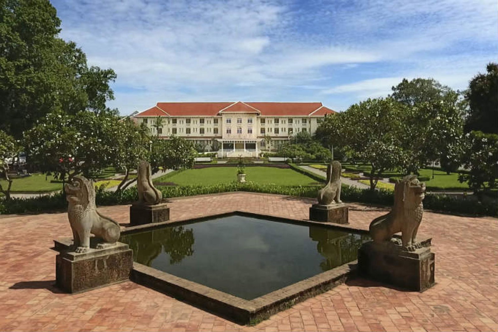 The refurbished Raffles Grand Hotel d'Angkor is due to reopen on 1 October