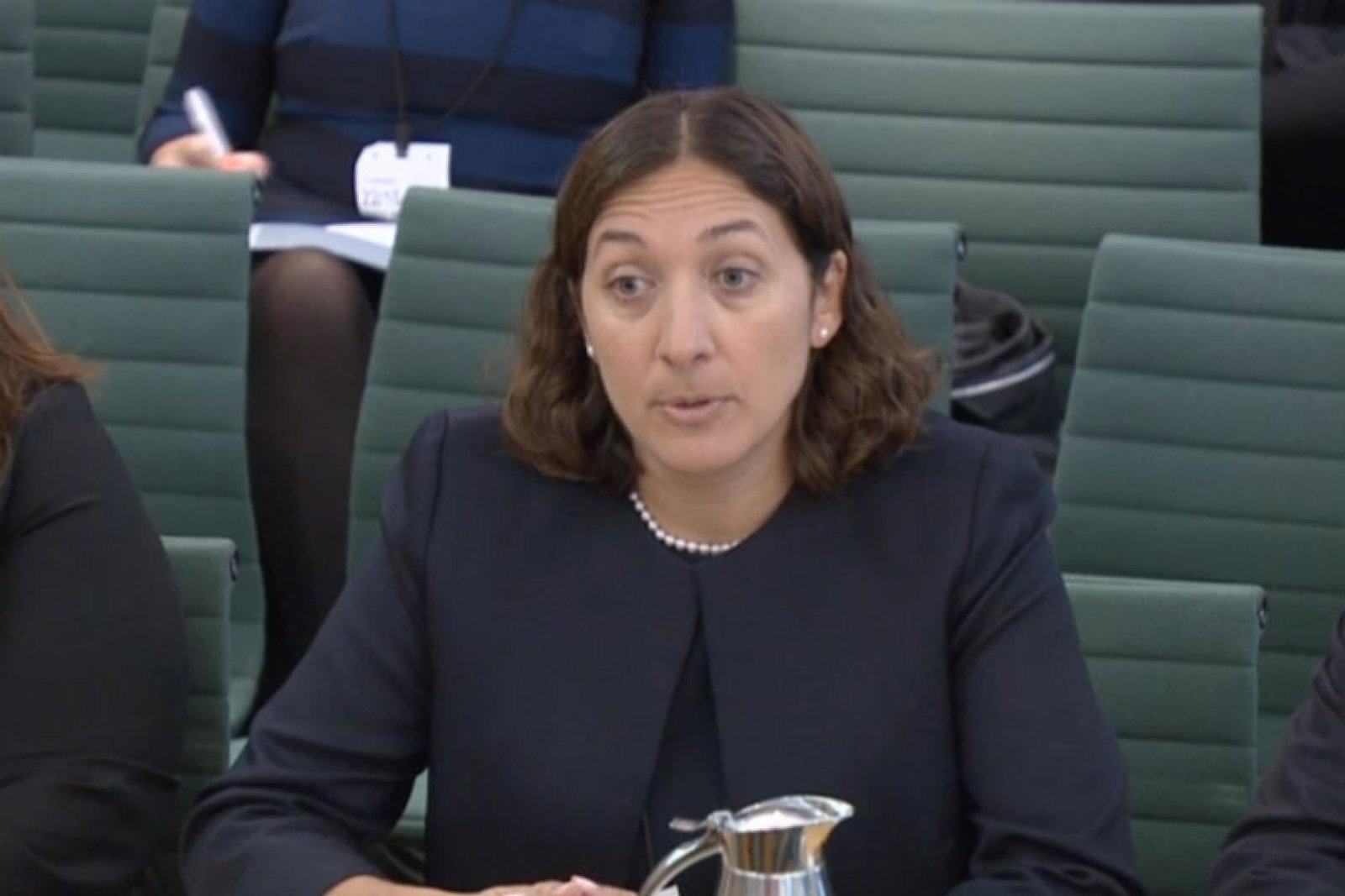 Hemione Hudson, head of audit at PwC at the select committee. (Image: Parliament.tv)