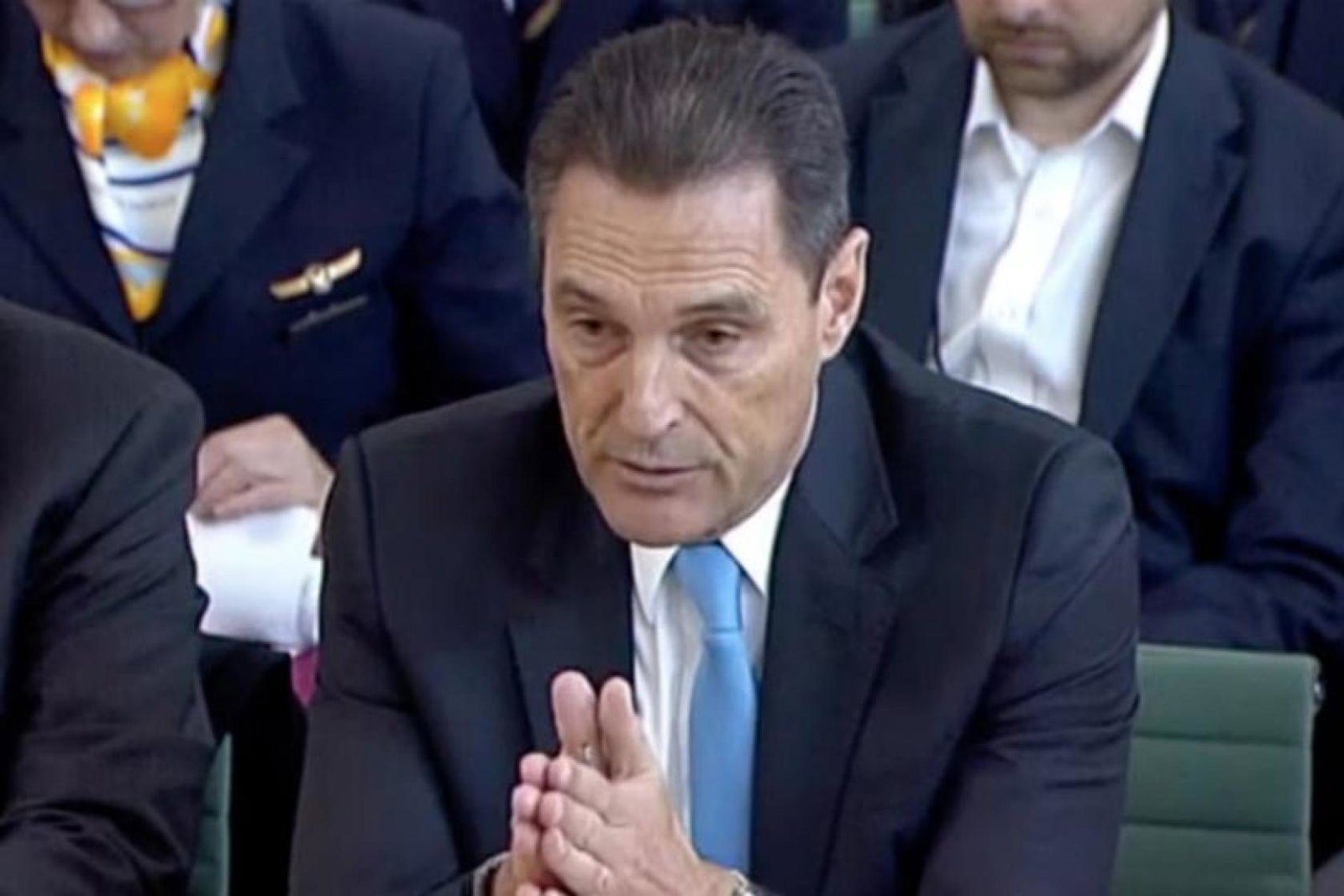 Thomas Cook boss Peter Fankhauser was summoned to parliament to explain Cook's collapse