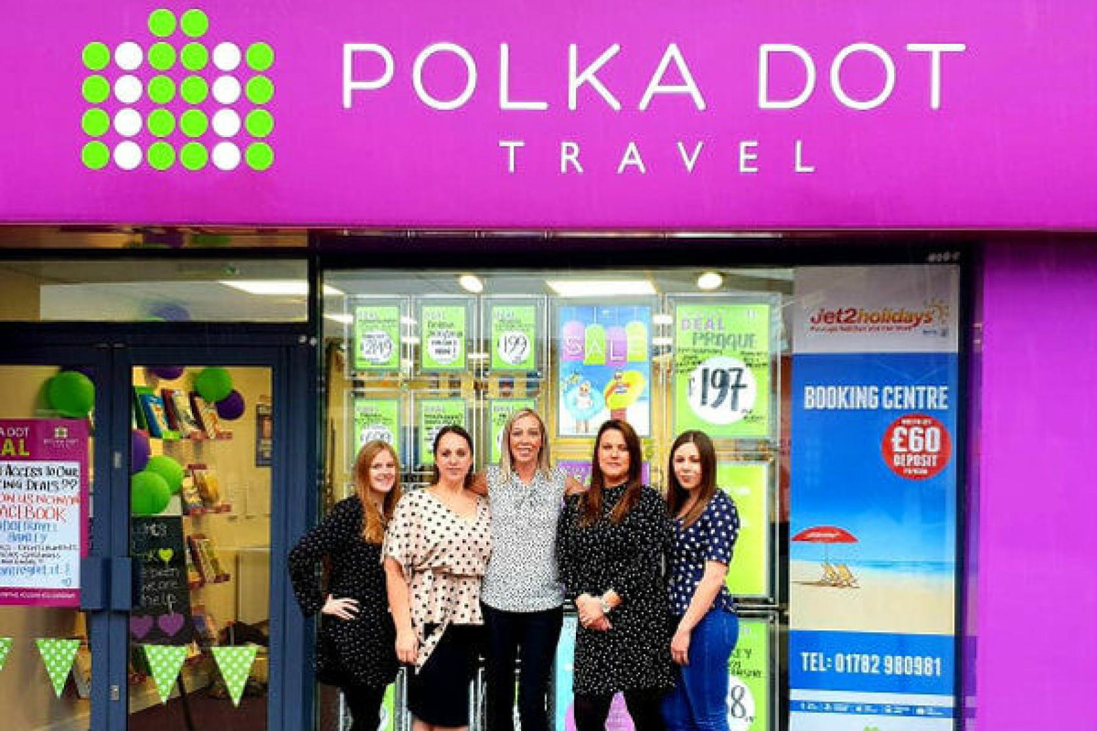 Donna Jones and her colleagues are "absolutely over the moon" to be joining Polka Dot