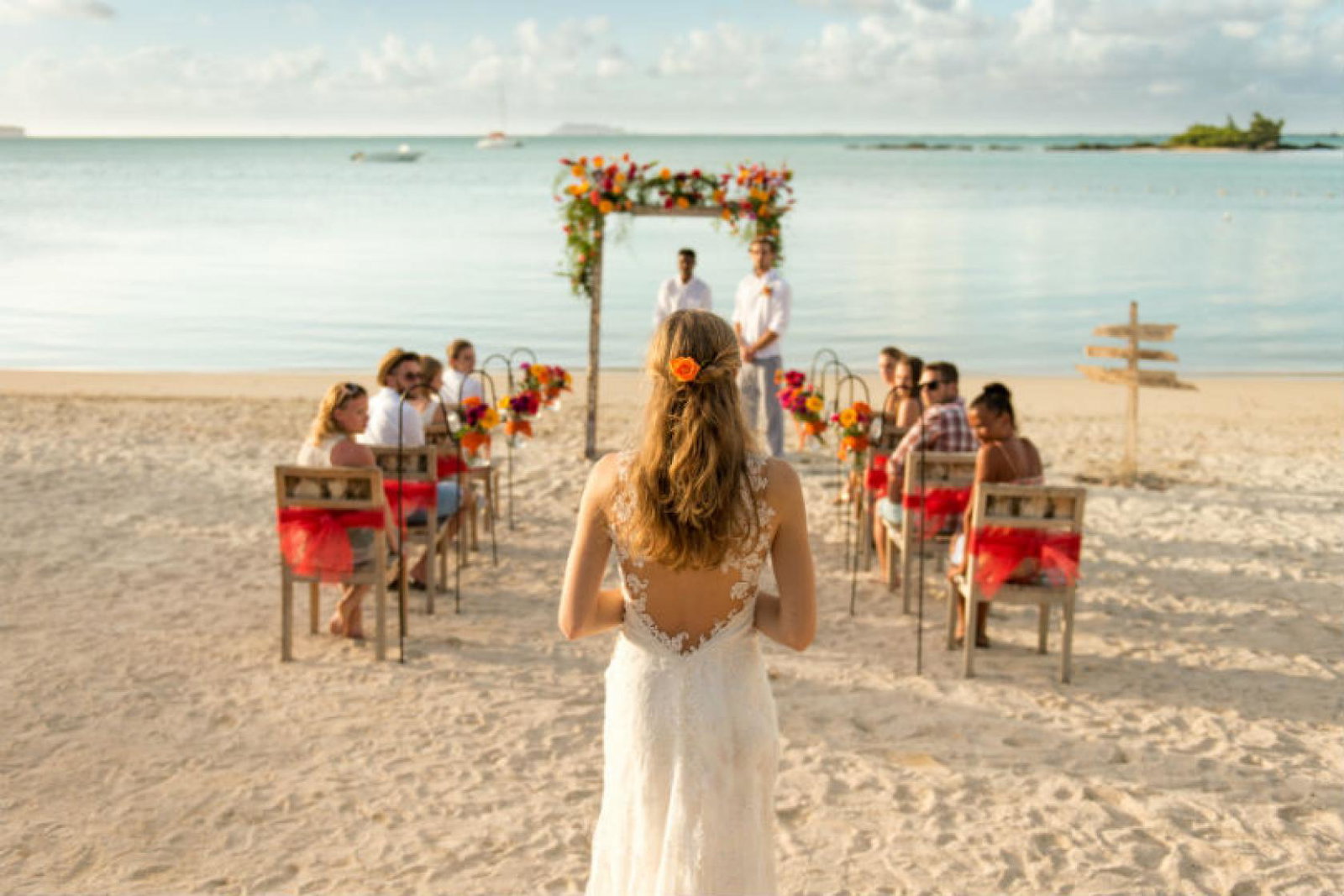 A weddingmoon, where couples get married and enjoy a honeymoon in one trip