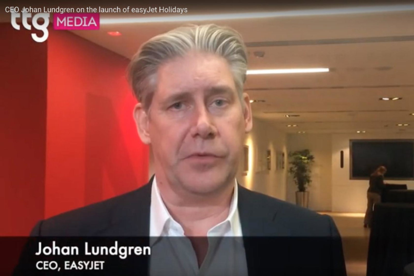 Johan Lundgren, chief executive of easyJet