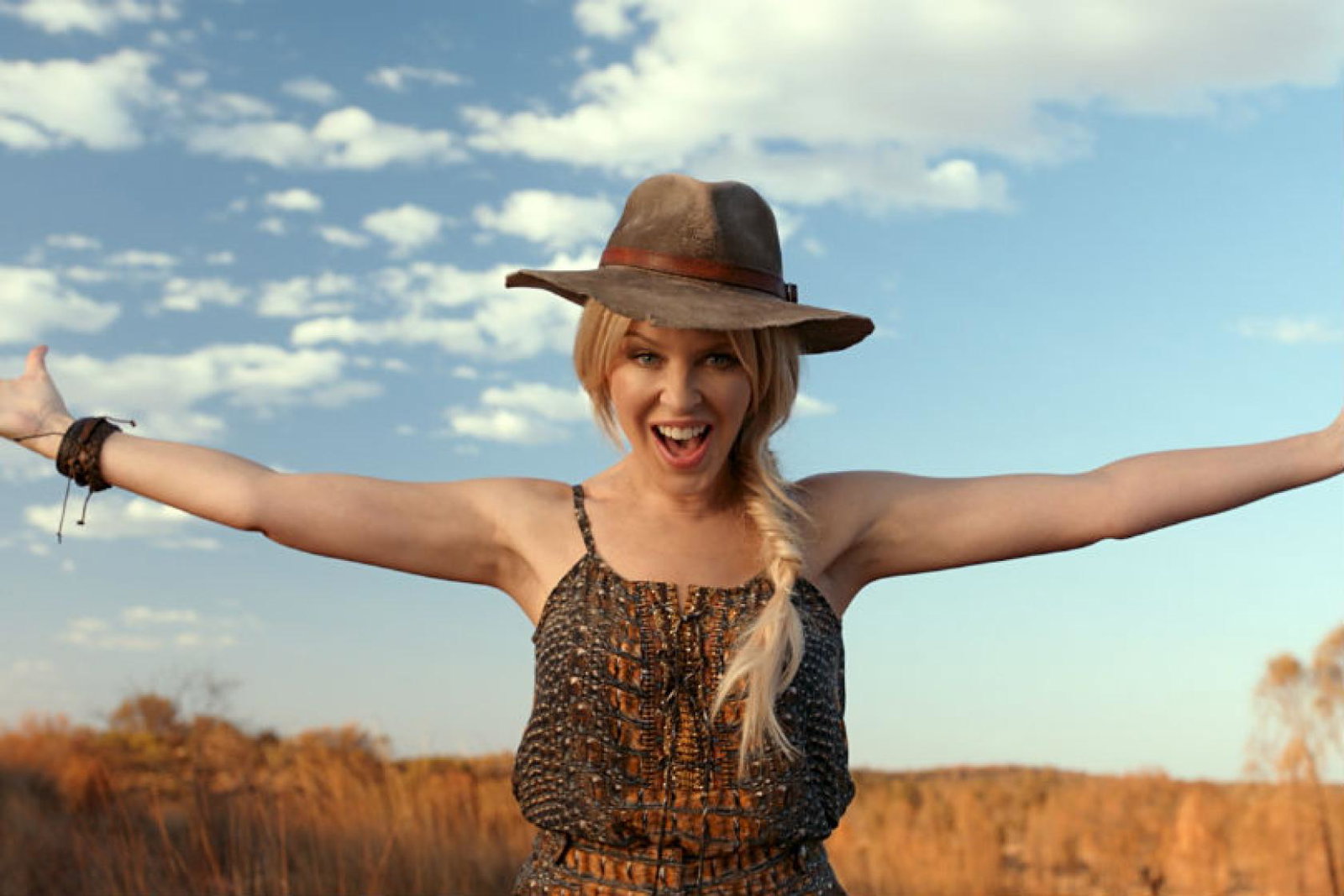 Kylie Minogue was part of the Matesong campaign. Picture: Tourism Australia