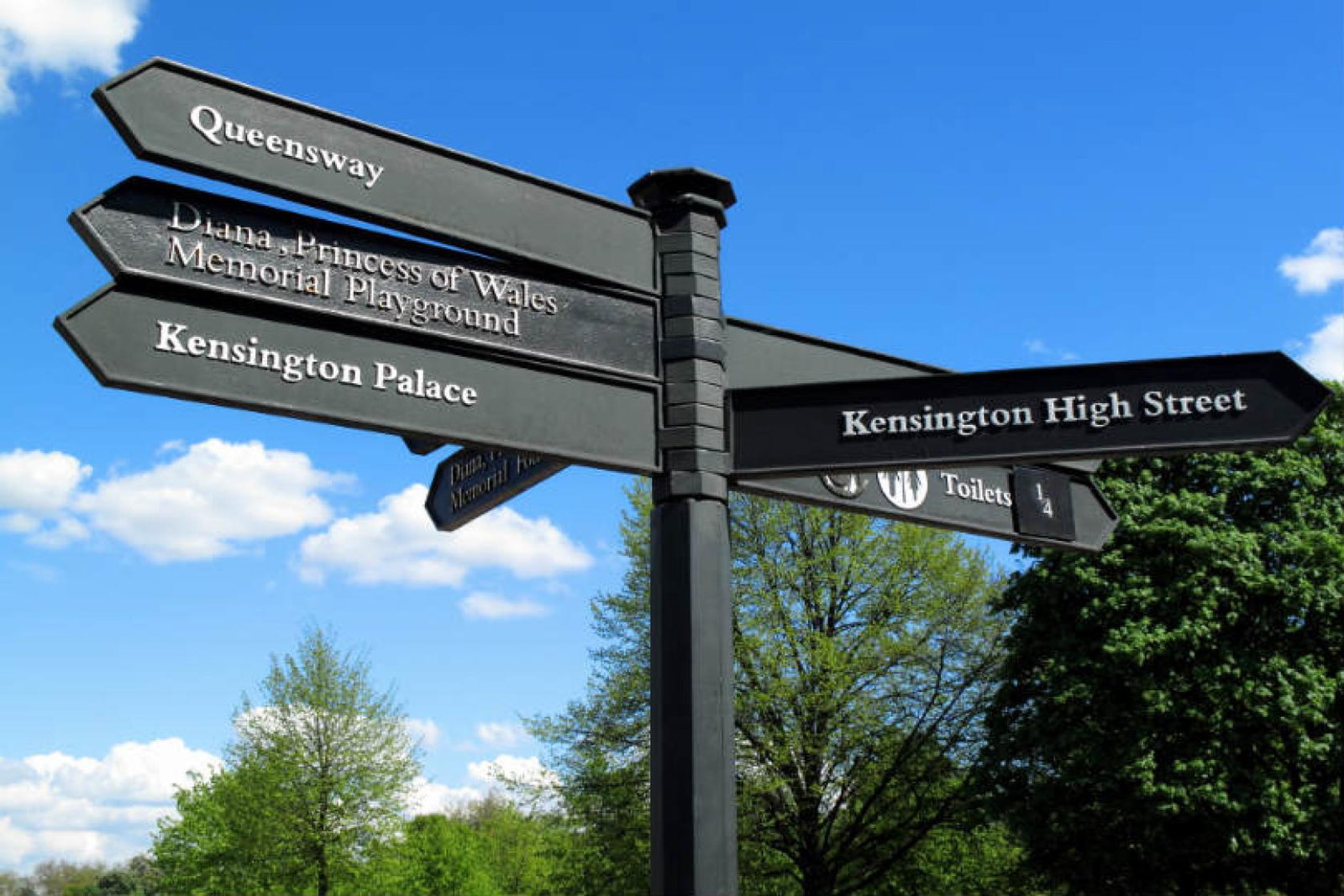 The former Whiteleys department store is near Kensington Palace