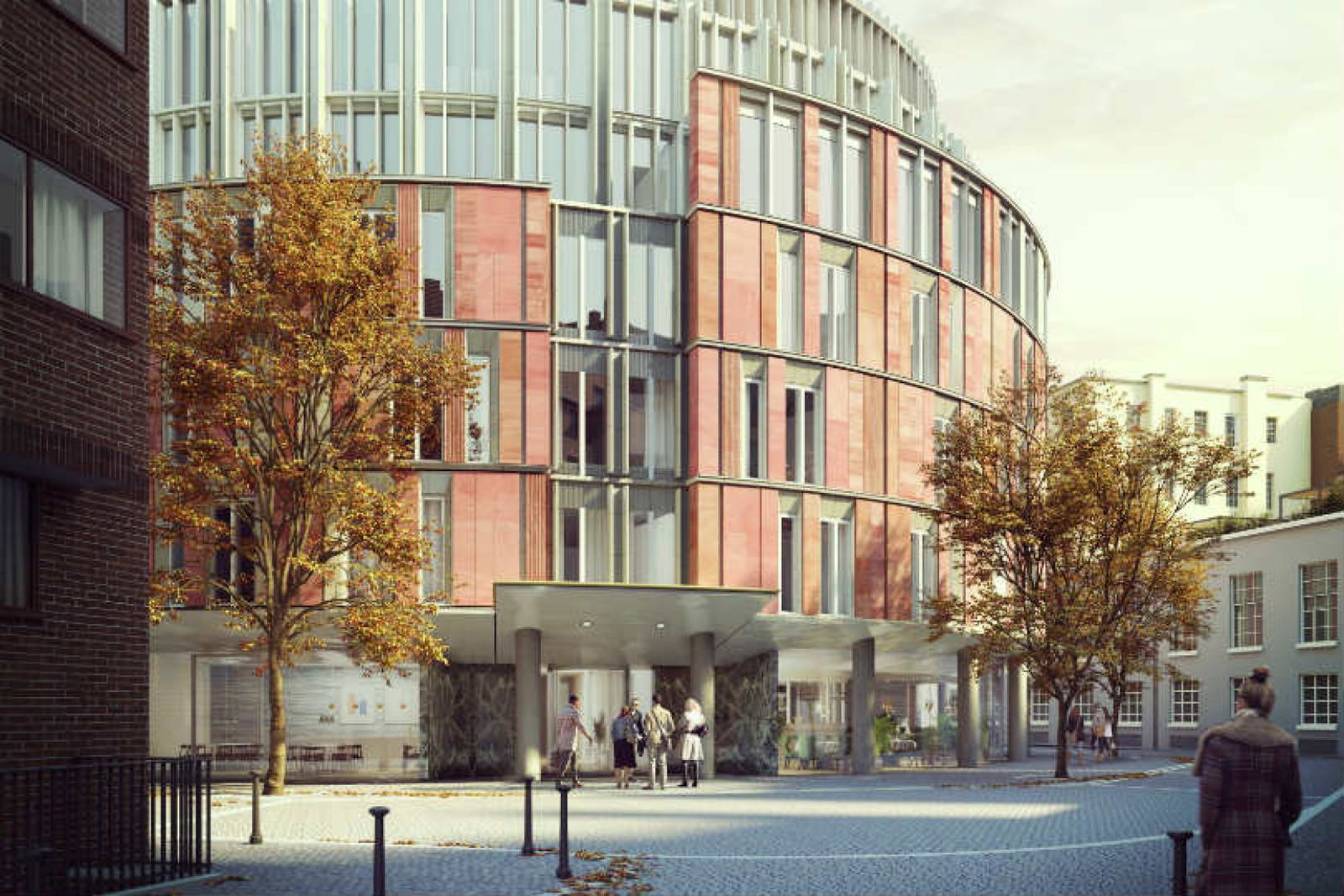 An artist's impression of the Knightsbridge hotel by Harrods