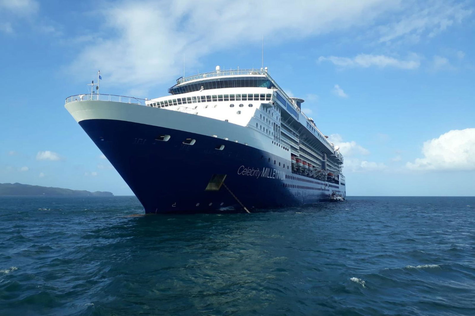 Two guests onboard Celebrity Millennium have tested positive for Covid-19