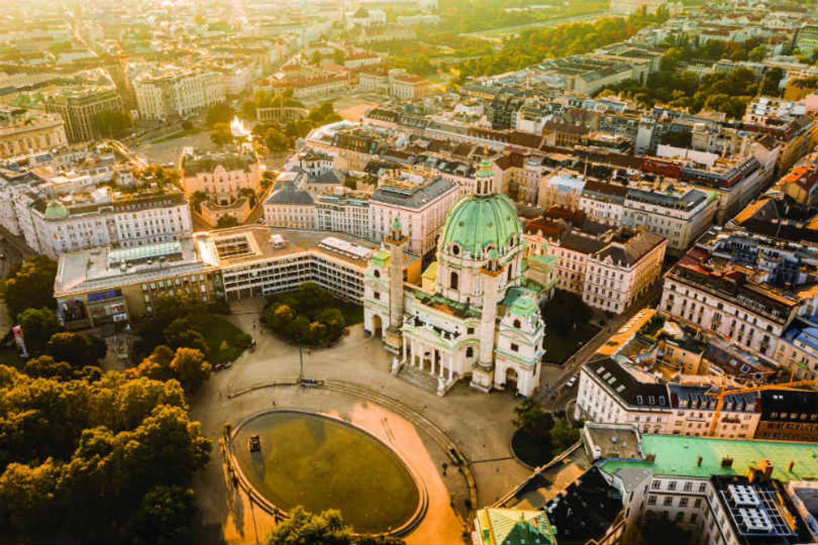 The country's (pictured: Vienna) Covid-19 travel curbs were lifted on Monday (16 May) 