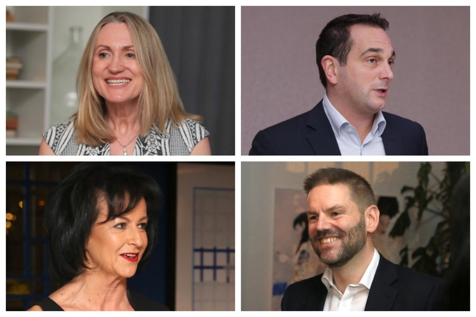 Clockwise from top left: Jane Ashton, Oliver Brendon, Stuart Leven and Chris Browne