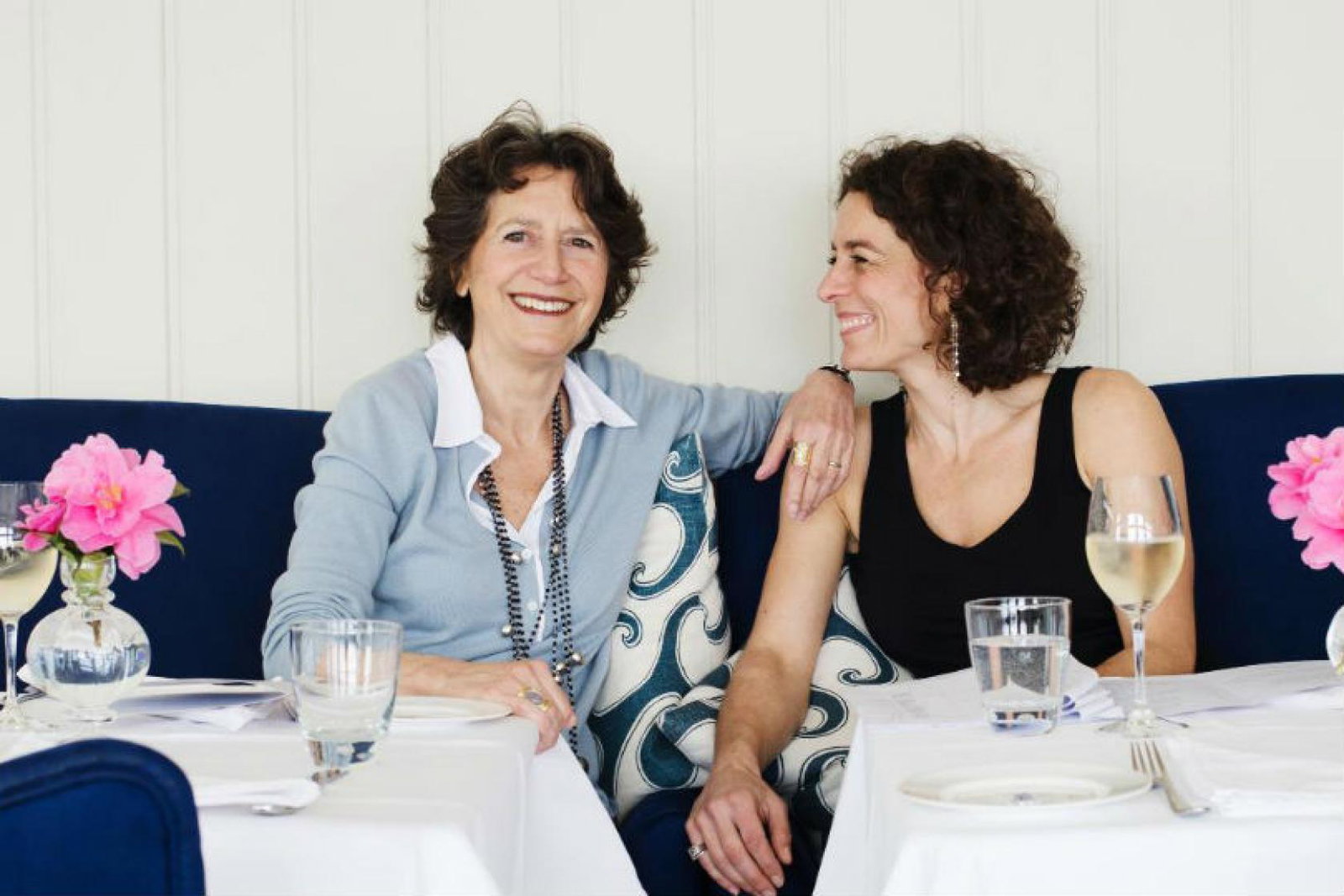 Olga Polizzi (left) with her daughter Alex, host of The Hotel Inspector