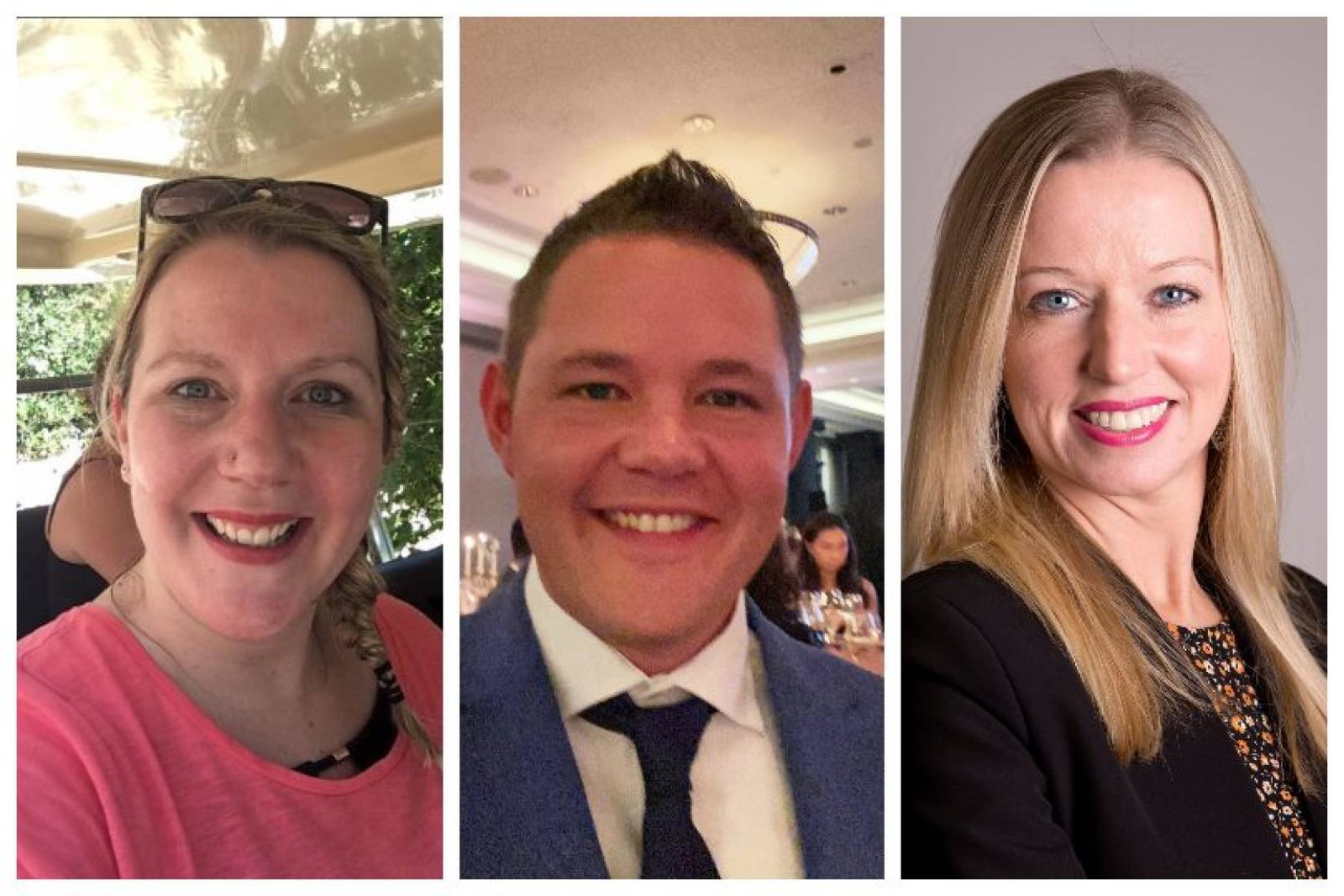 L-R: Sarah Harding, Tom Cloherty, Aishling McLoughlin