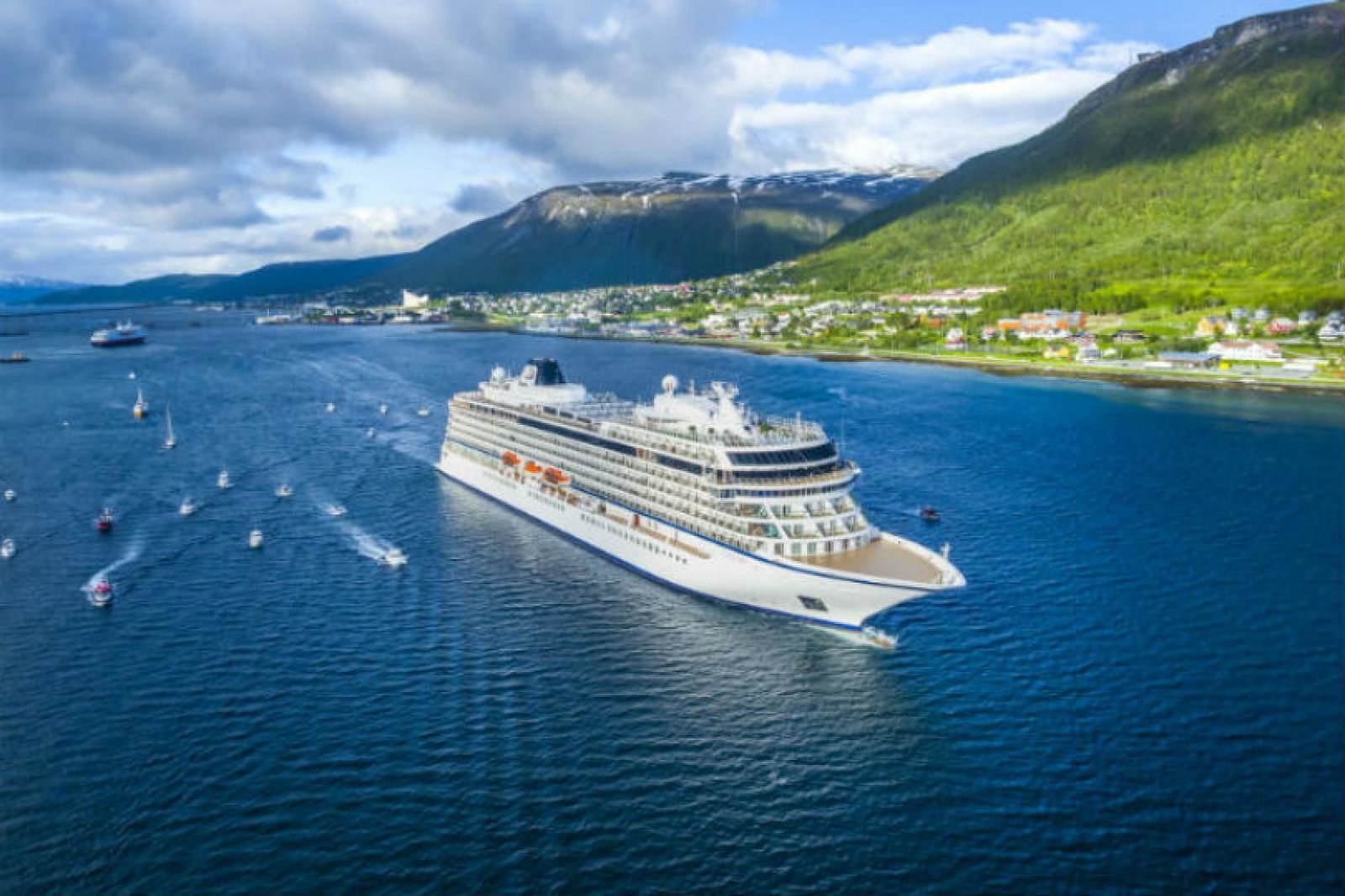 Viking is working on "additional protocols" to enhance safety when cruises eventually resume