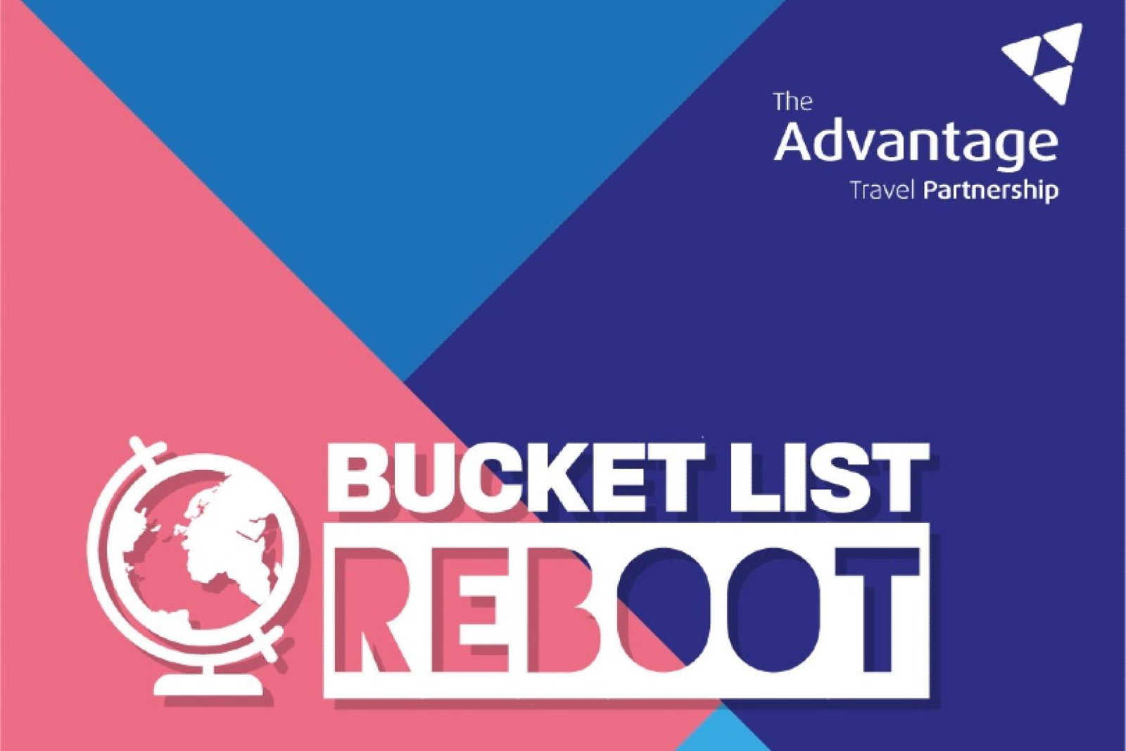 The #BucketListReboot campaign logo by Advantage