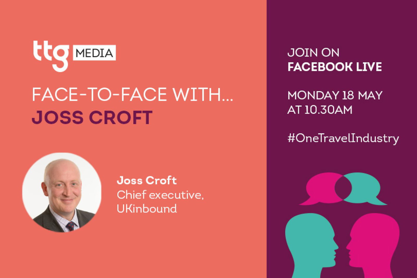 Croft will appear on Face To Face on Monday (18 May) at 10.30am