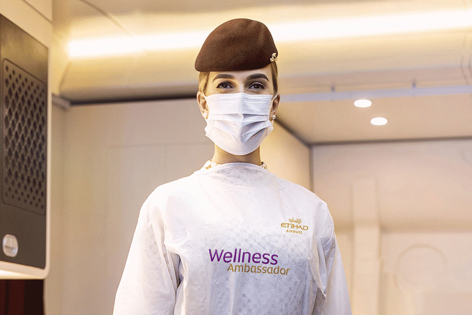 One of Etihad's Wellness Ambassadors