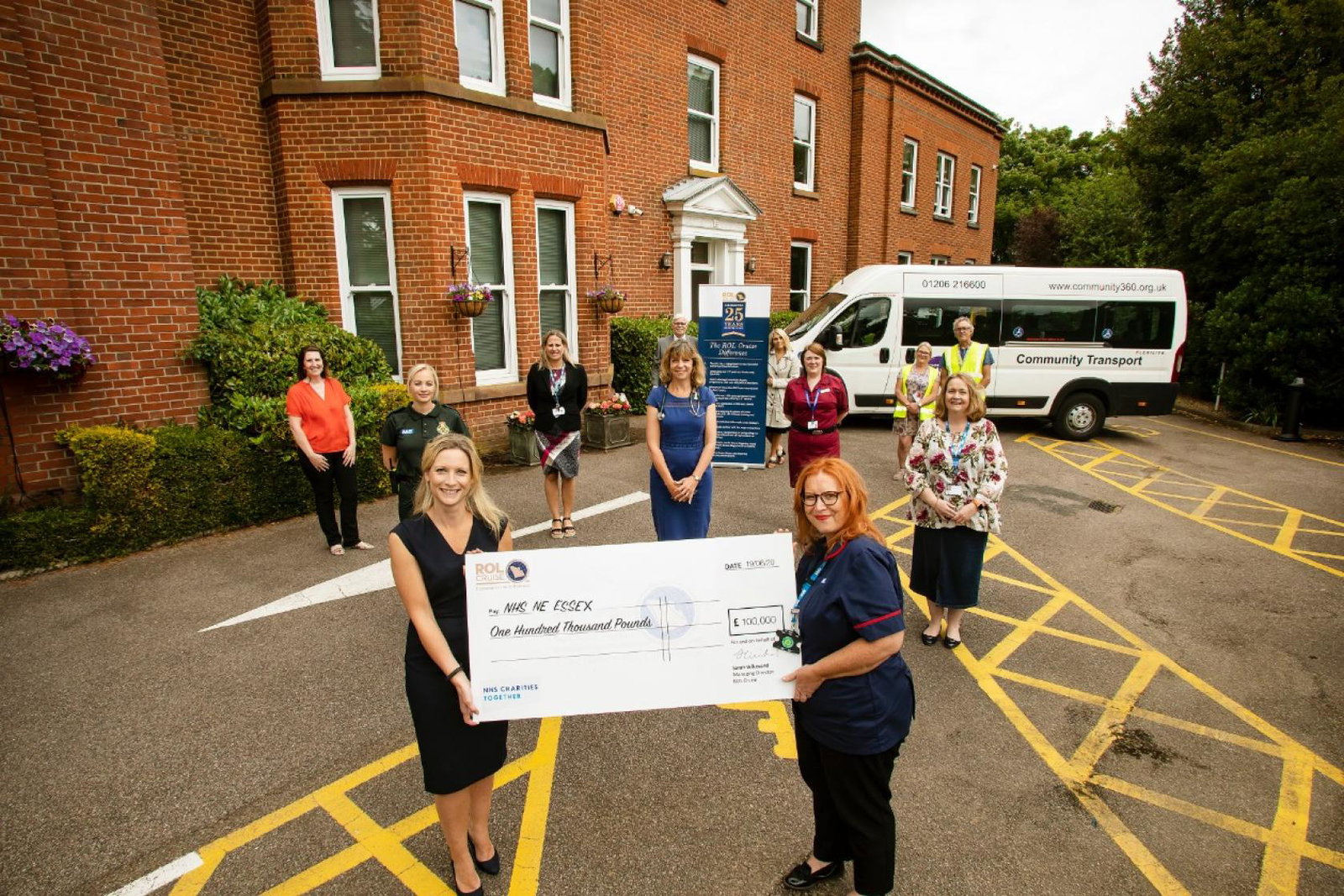 Cruise agency has been fundraising to help patients, staff and health services amid the pandemic