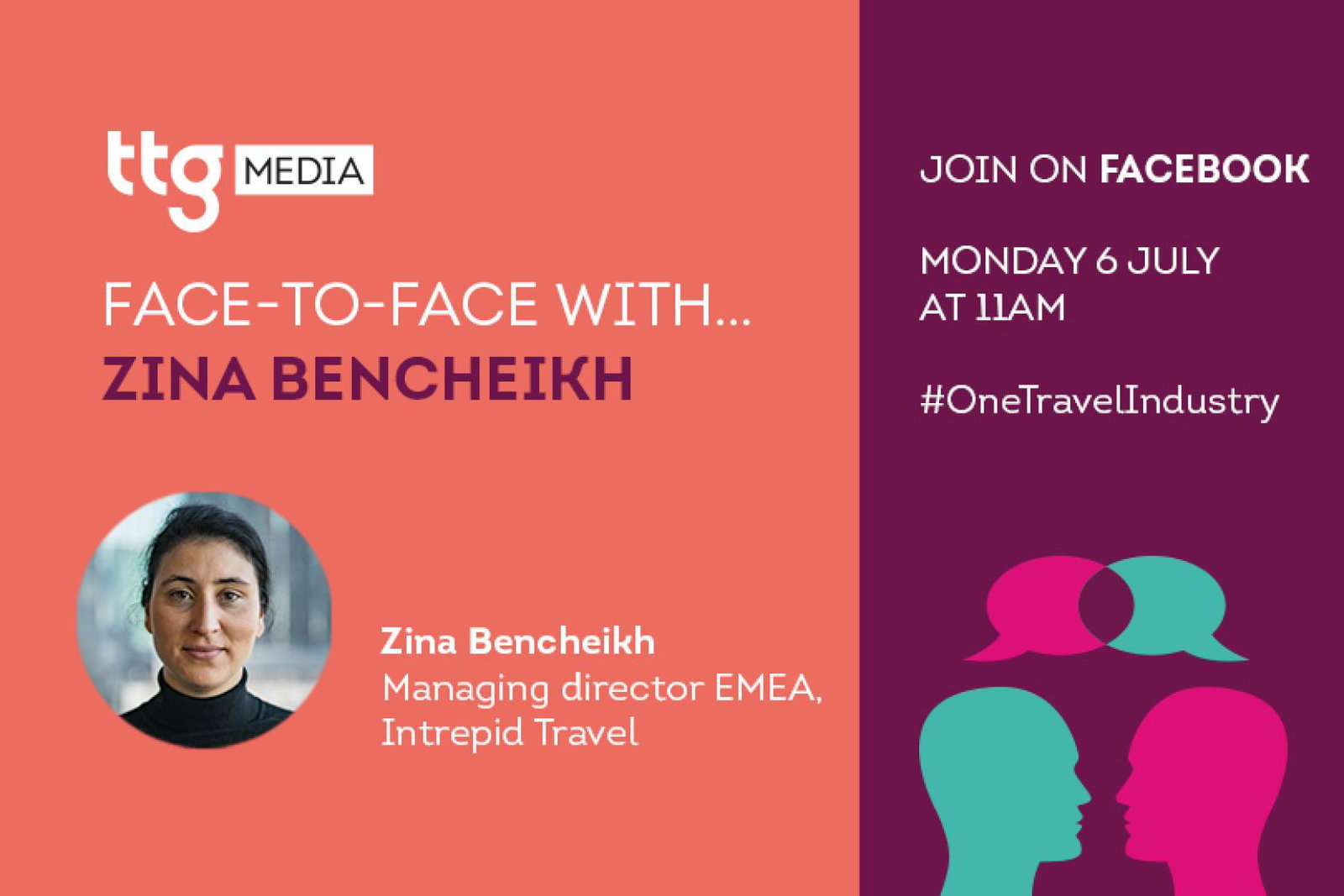 Bencheikh will be joining TTG live from 11am on Monday (6 July)