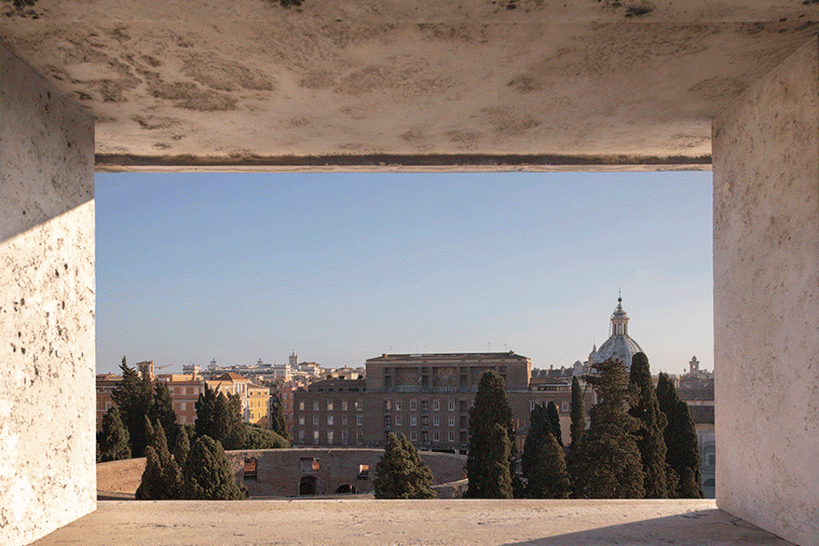 View from the new Bulgari Hotel Rome