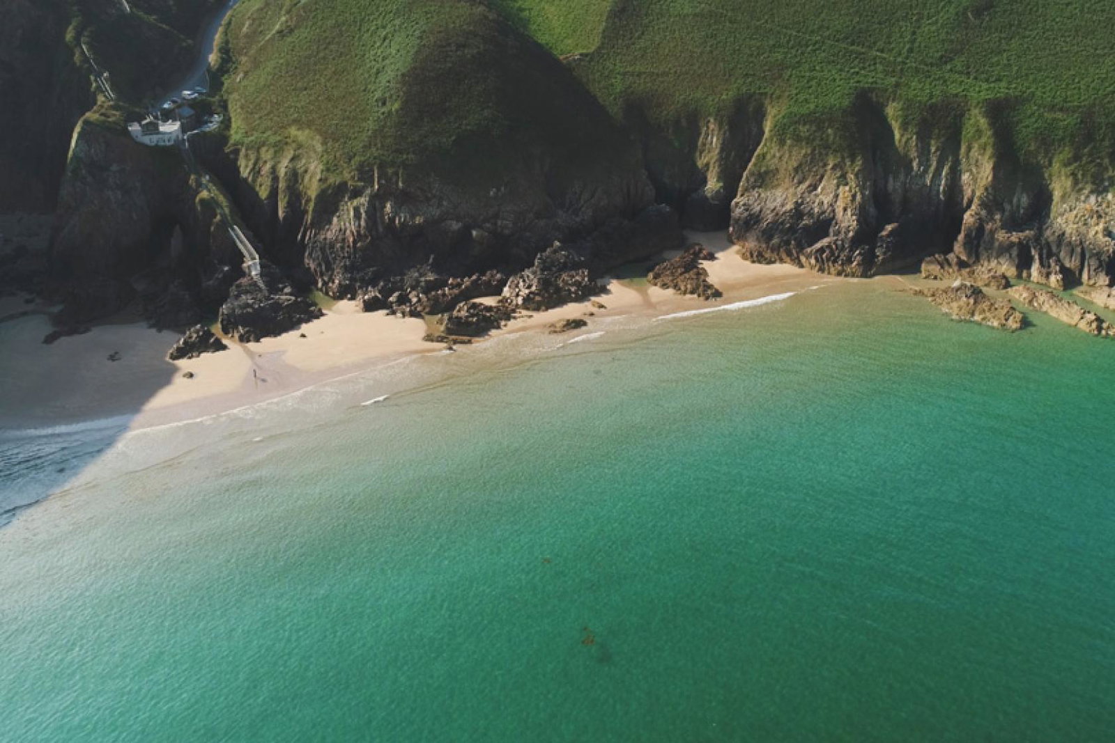 Plemont beach, Jersey