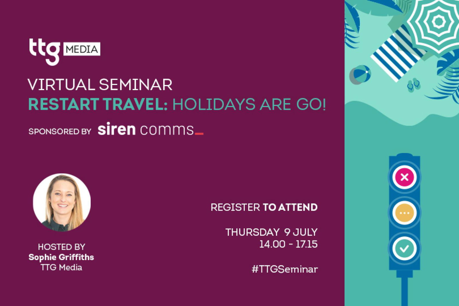The seminar will take place on 9 July