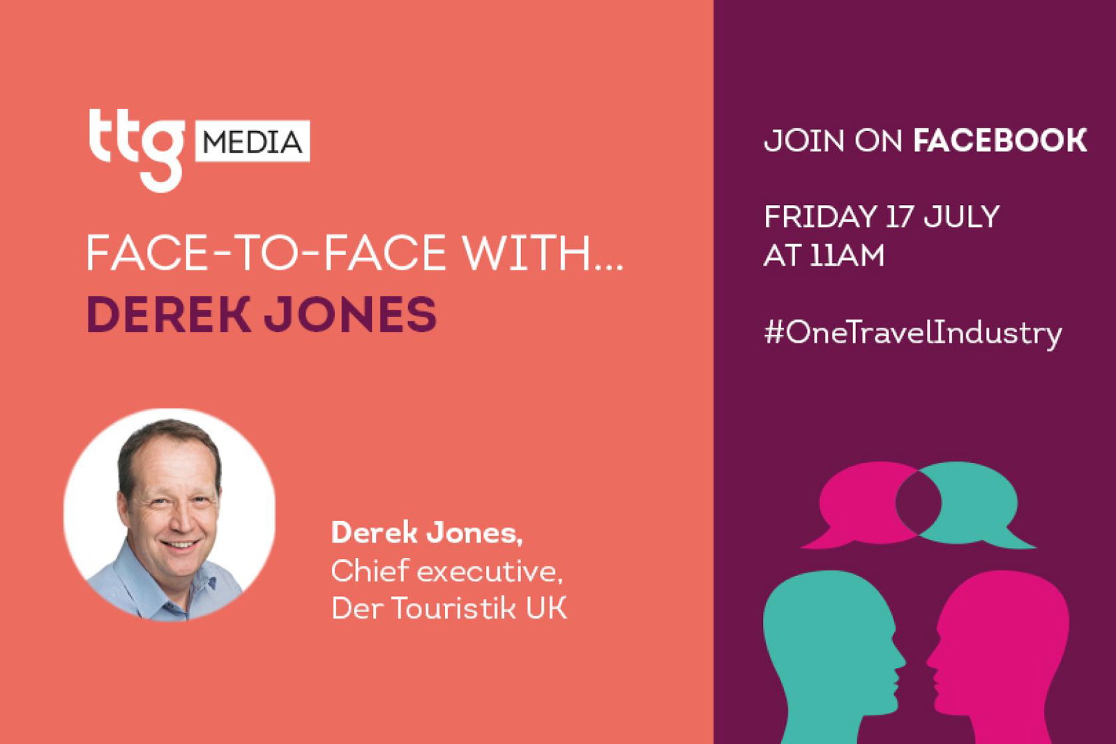 Kuoni chief Derek Jones to join TTG's Face To Face