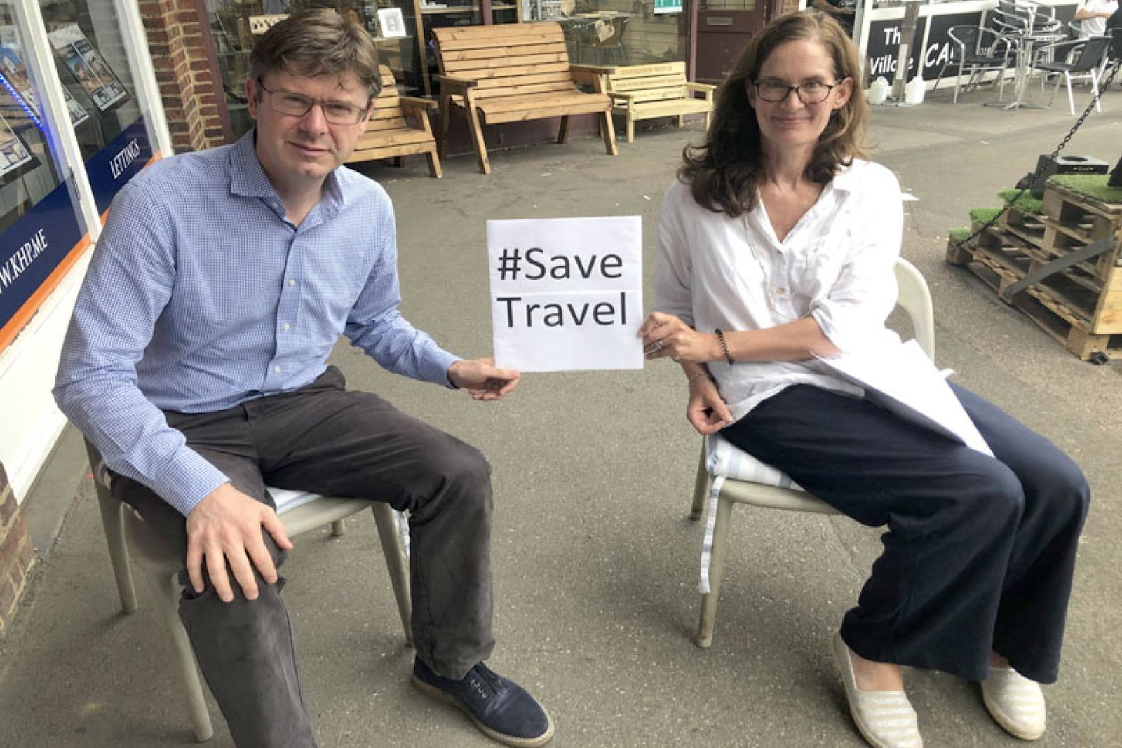 Penny Gray with Greg Clark