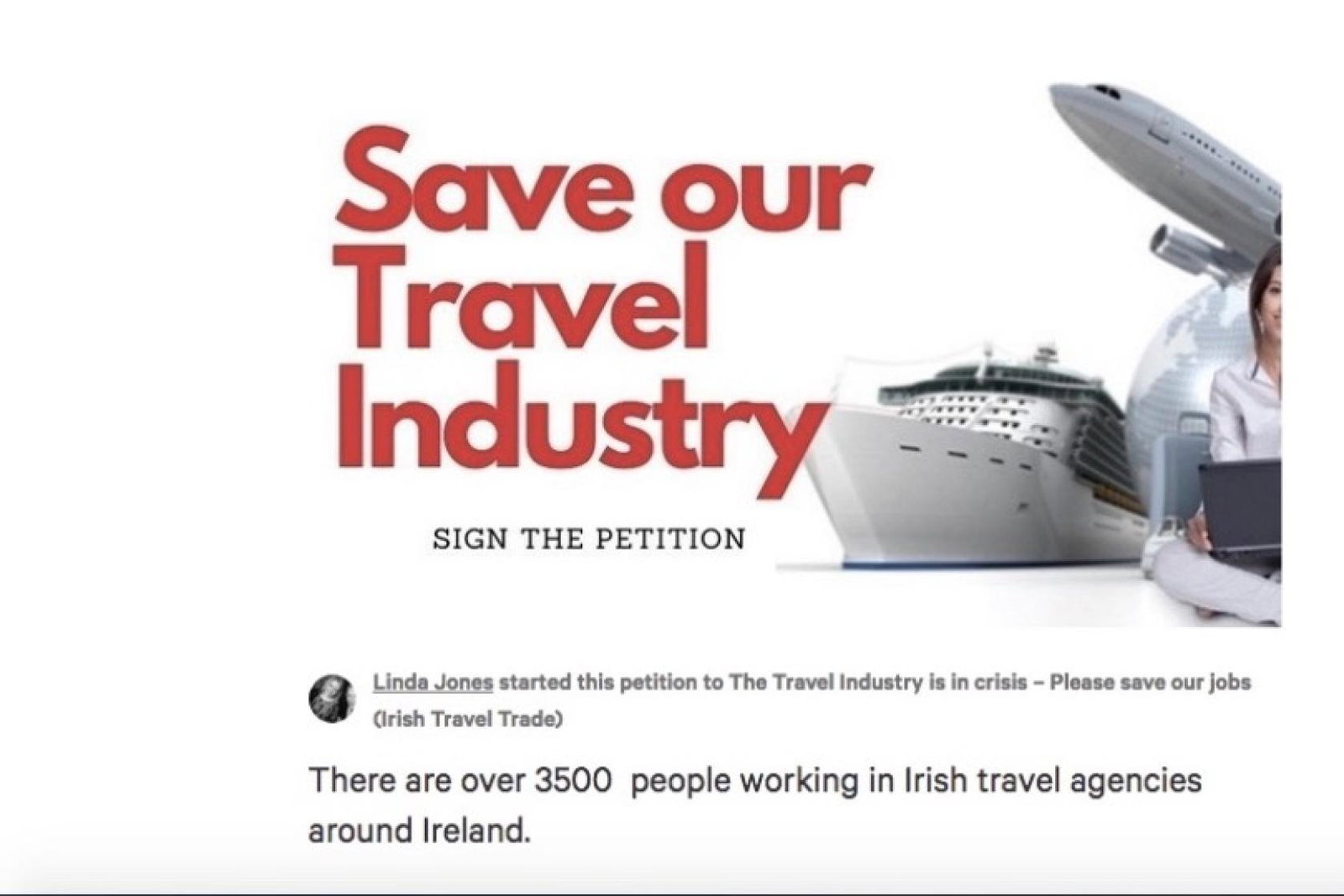 Agents in Ireland will present their petition to politicians on 9 September