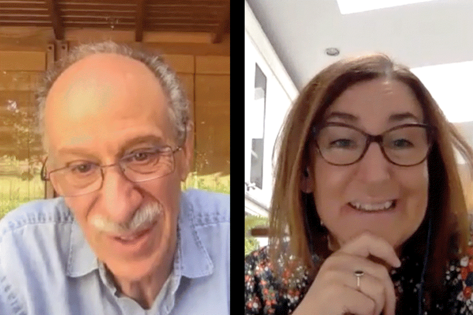 Roque Sevilla talks with April Hutchinson
