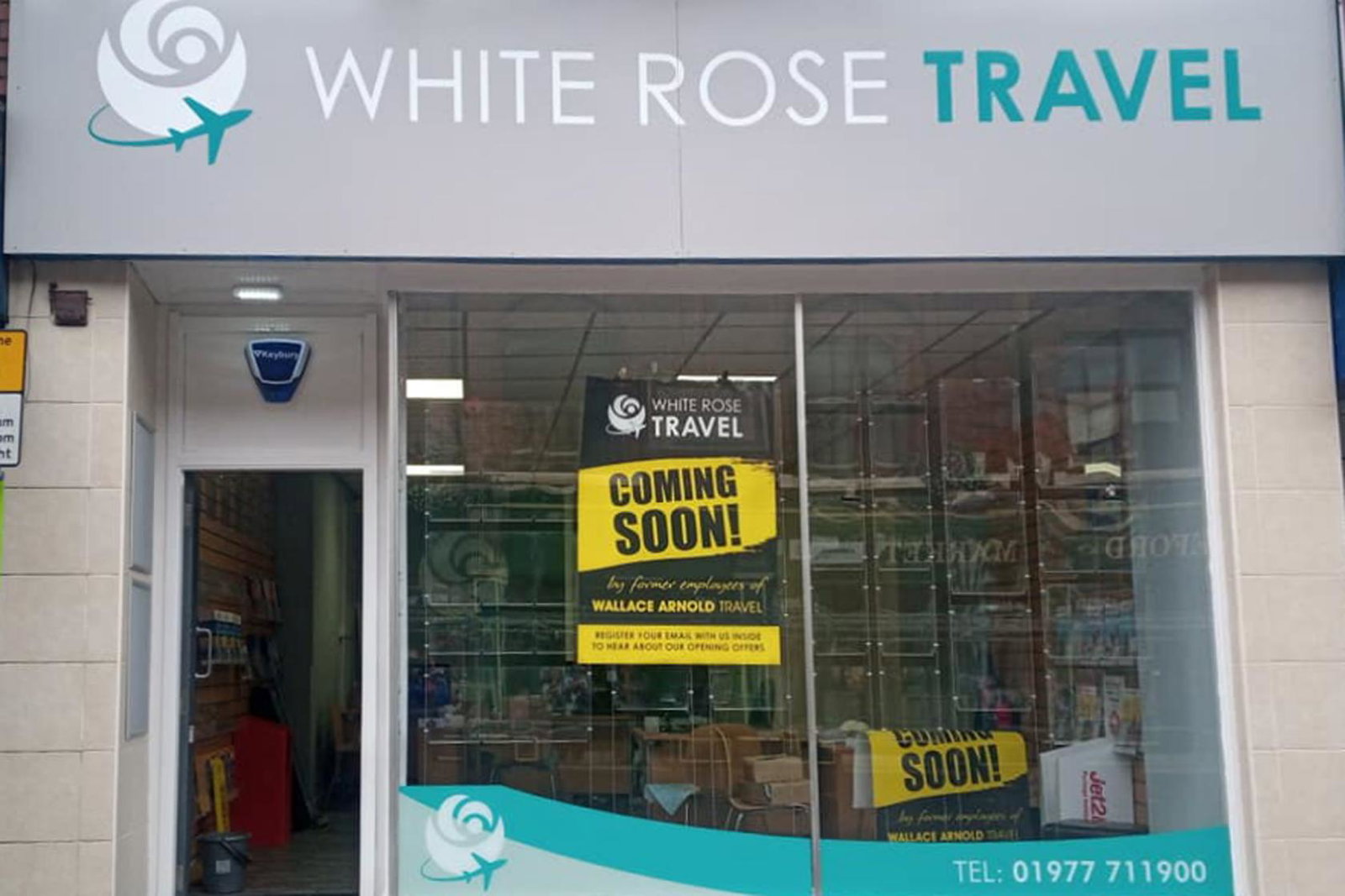 White Rose Travel opened its doors on Monday