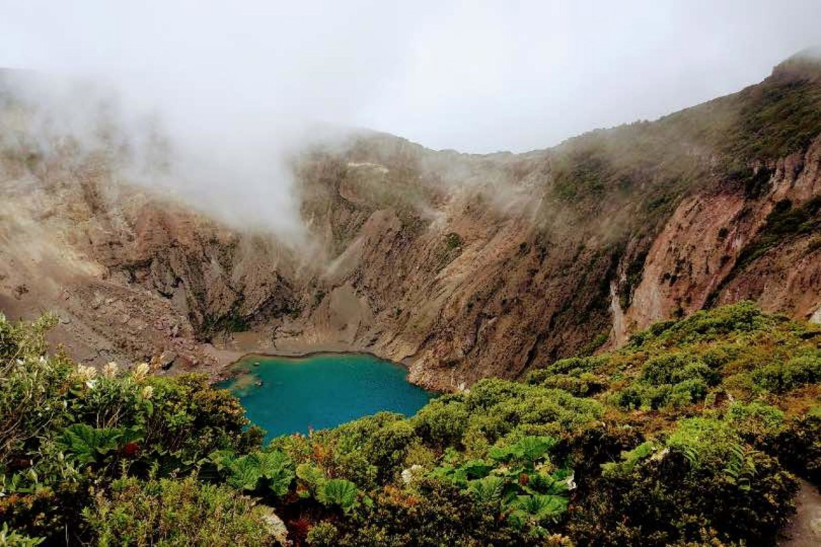 One of Revealed's signature trips was to Costa Rica (Pictured: Irazu Volcano)