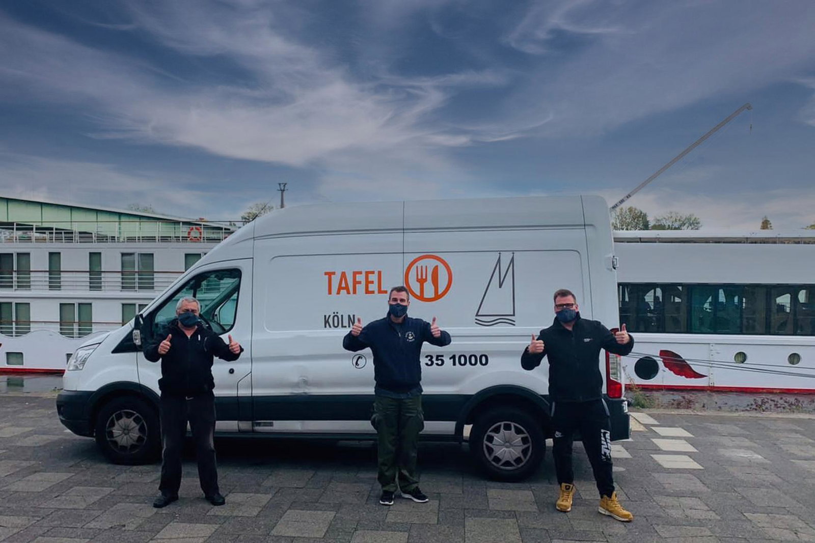 A-Rosa's surplus food was used by the Cologne Tafel charity