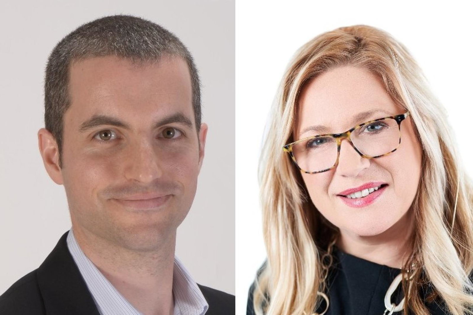 Traveltrust MD Noah Meyerson and Focus Travel Partnership chief Abby Penston