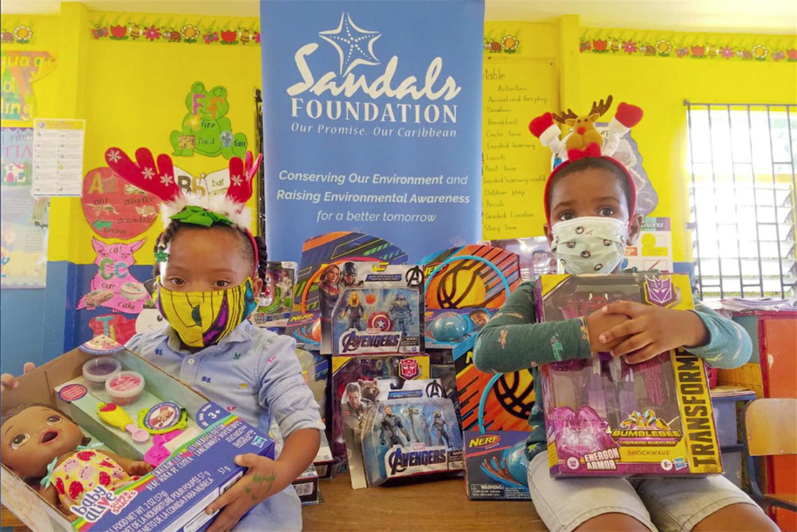 Sandals has distributed nearly 11,000 donations